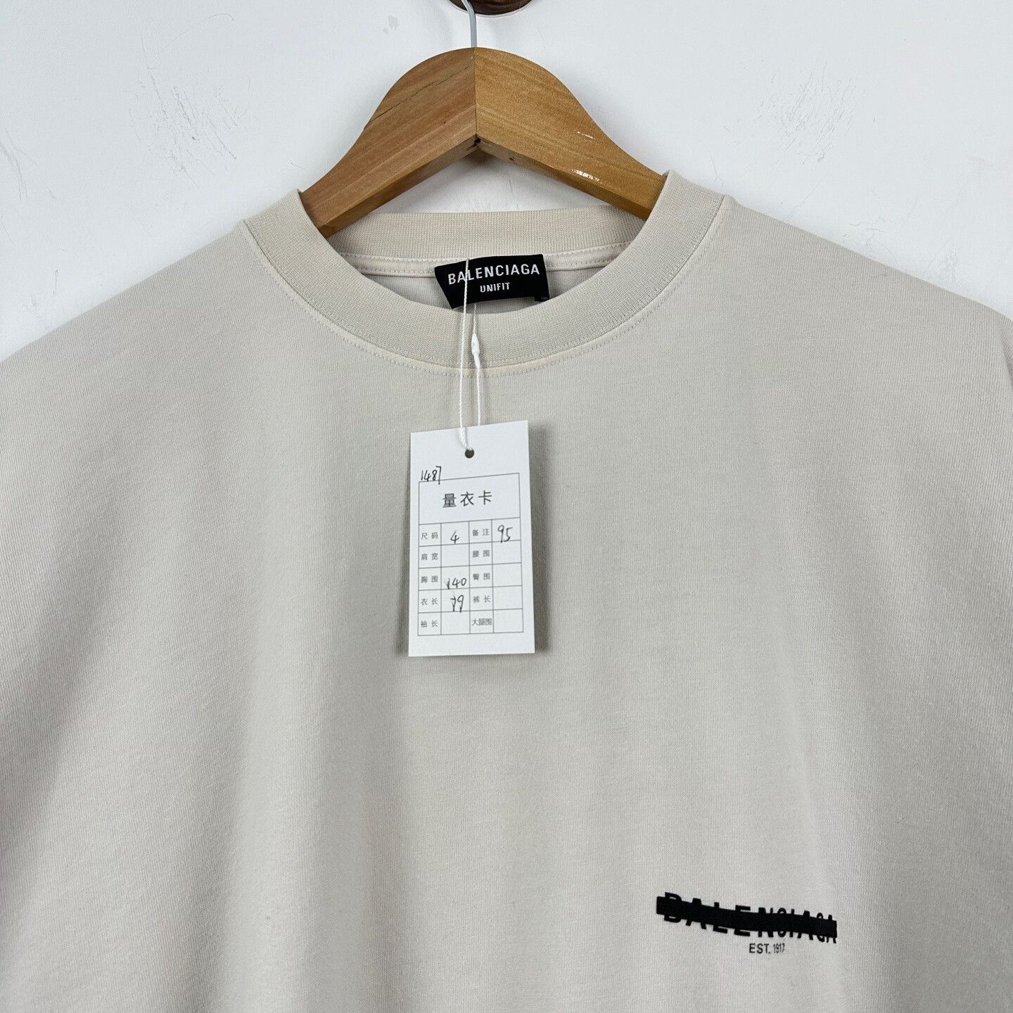 Balenciaga Balenciaga Short Sleeve T-Shirt Size 4 Size US XL / EU 56 / 4 - 3 Thumbnail