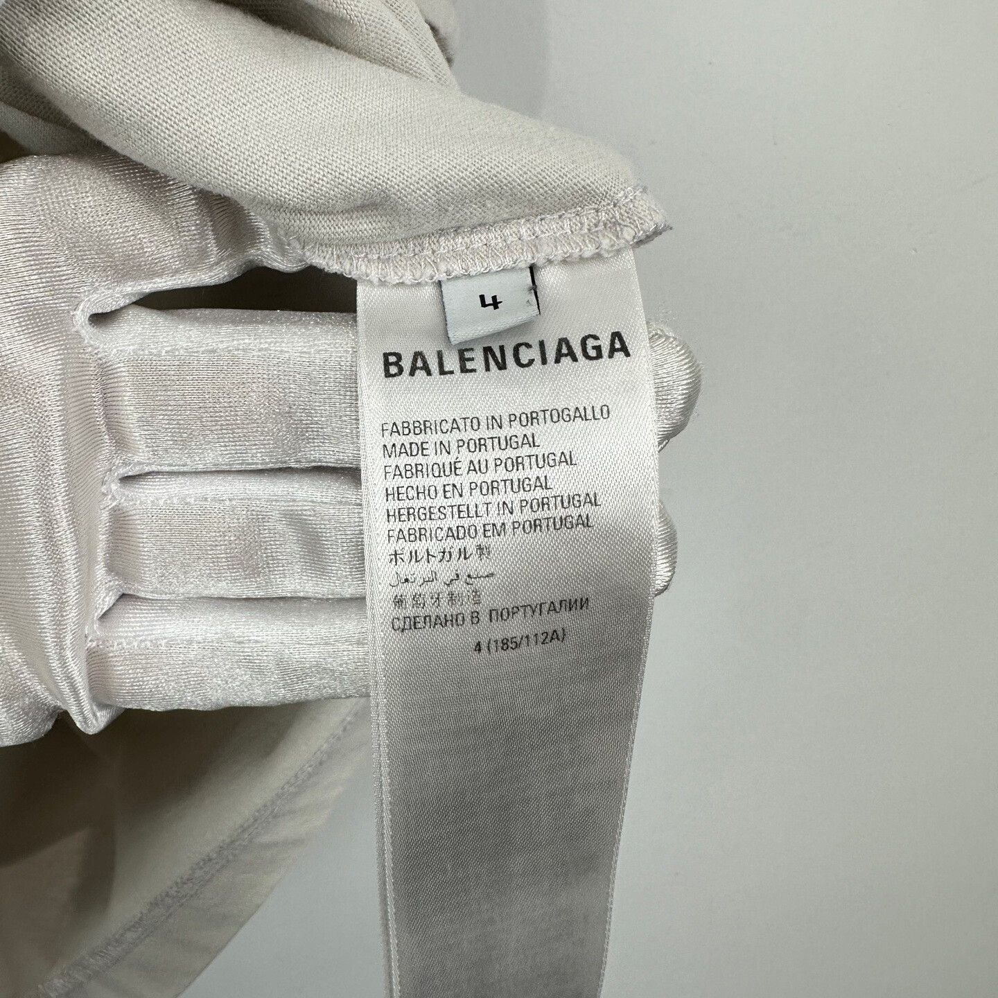 Balenciaga Balenciaga Short Sleeve T-Shirt Size 4 Size US XL / EU 56 / 4 - 5 Thumbnail