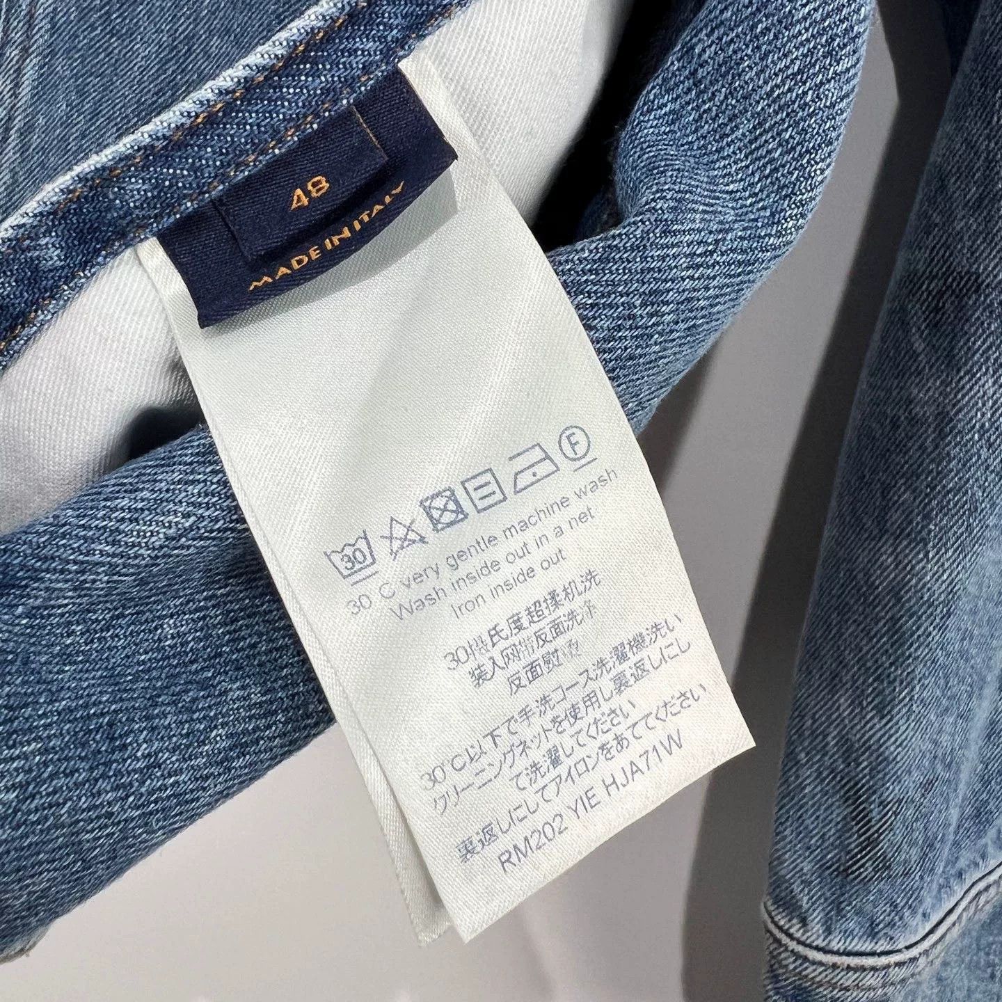 Louis Vuitton Louis Vuitton Gradient Denim Jacket Size US M / EU 48-50 / 2 - 5 Thumbnail