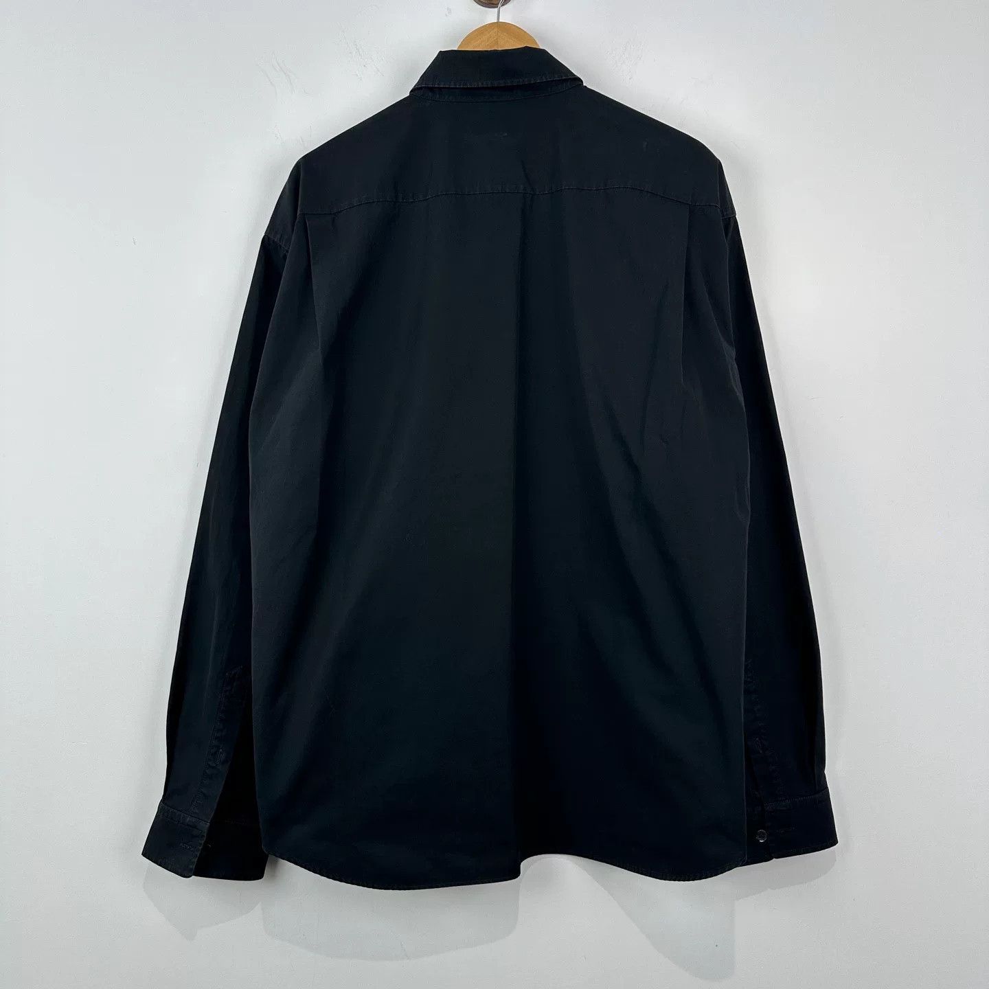 Balenciaga Balenciaga Embroidered Collar Shirt Size 39 Size US M / EU 48-50 / 2 - 2 Thumbnail