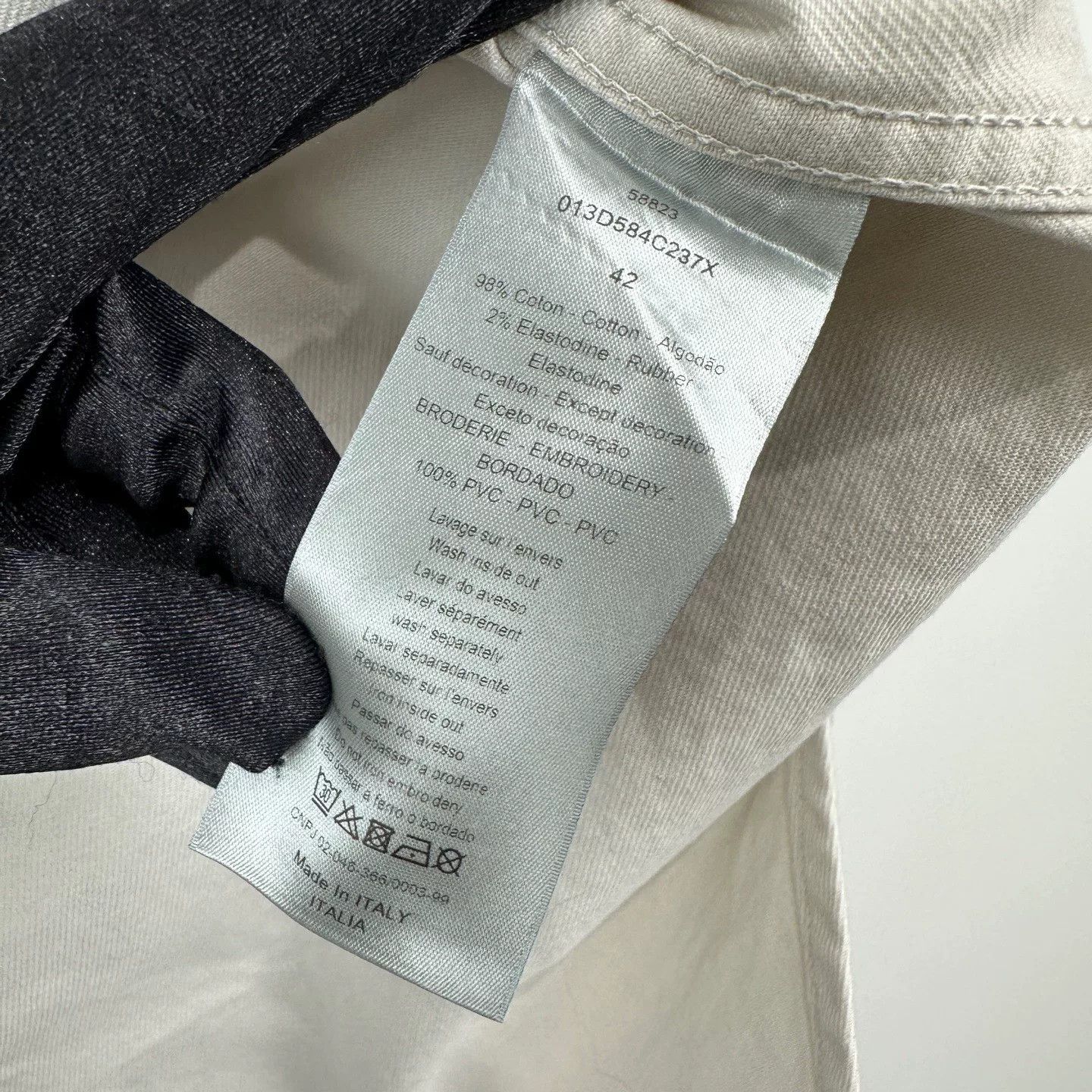 Dior Dior Daniel Collaboration Distressed Denim Jacket Size US XS / EU 42 / 0 - 5 Thumbnail