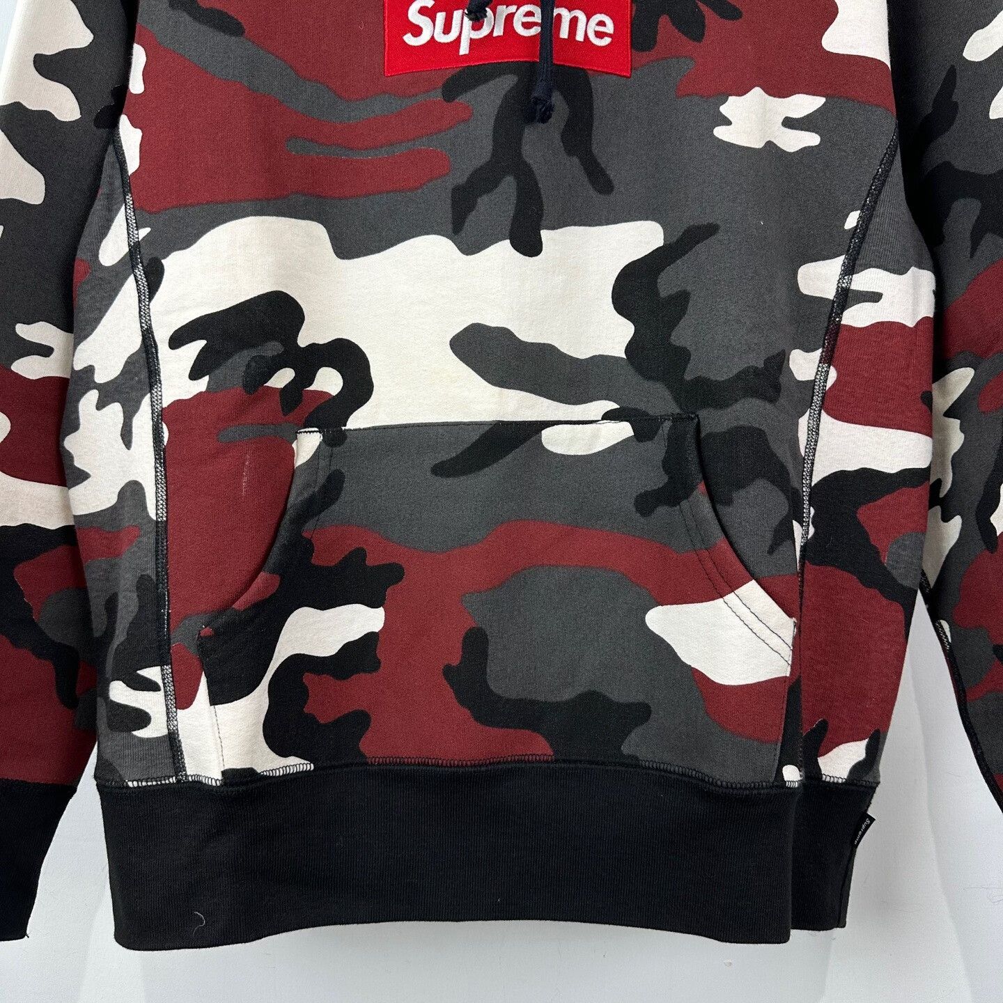 Supreme Supreme Red Camo Box Logo Hoodie Size US S / EU 44-46 / 1 - 5 Thumbnail