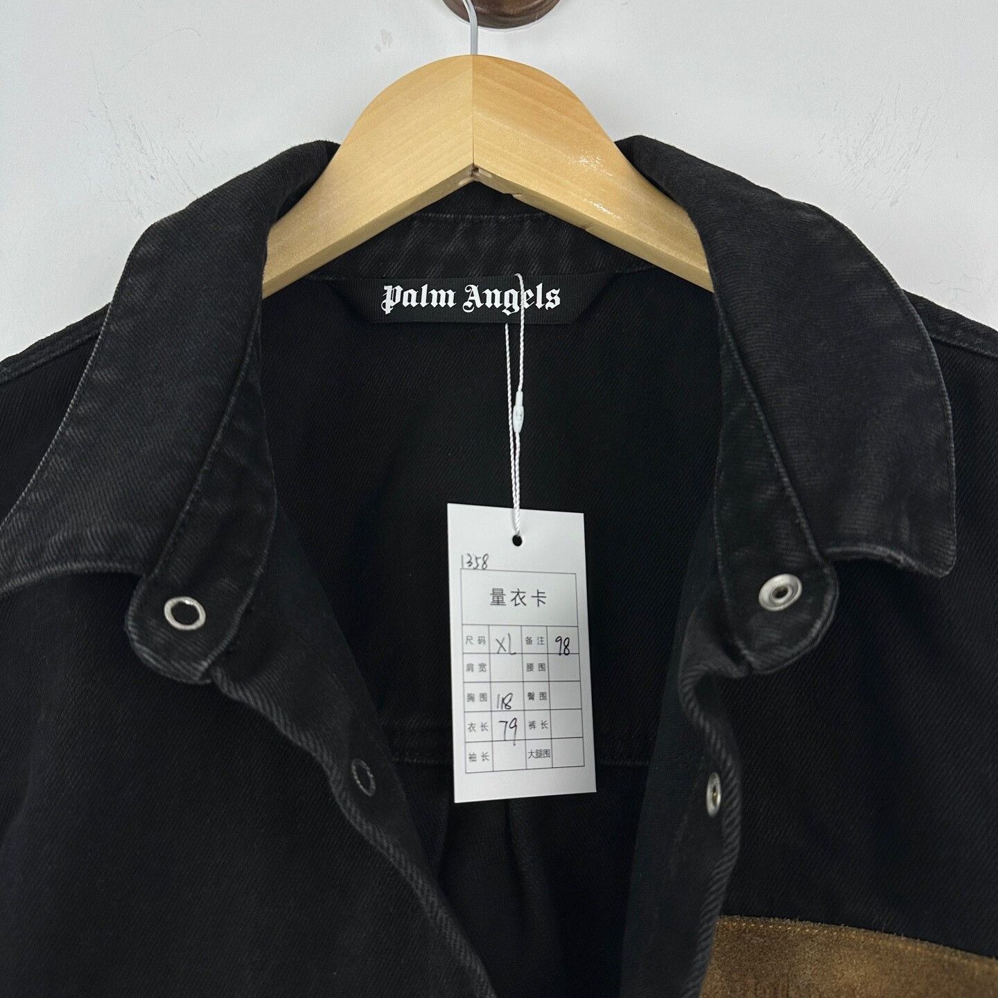 Palm Angels Palm Angels Black Denim Jacket XL Size US XL / EU 56 / 4 - 3 Thumbnail