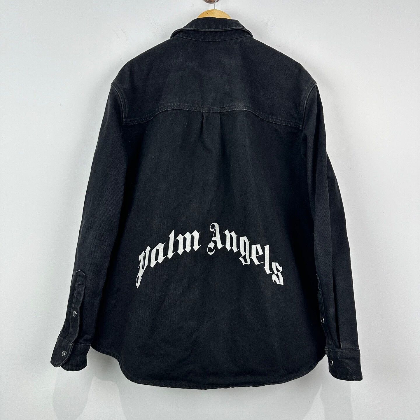 Palm Angels Palm Angels Black Denim Jacket XL Size US XL / EU 56 / 4 - 2 Thumbnail