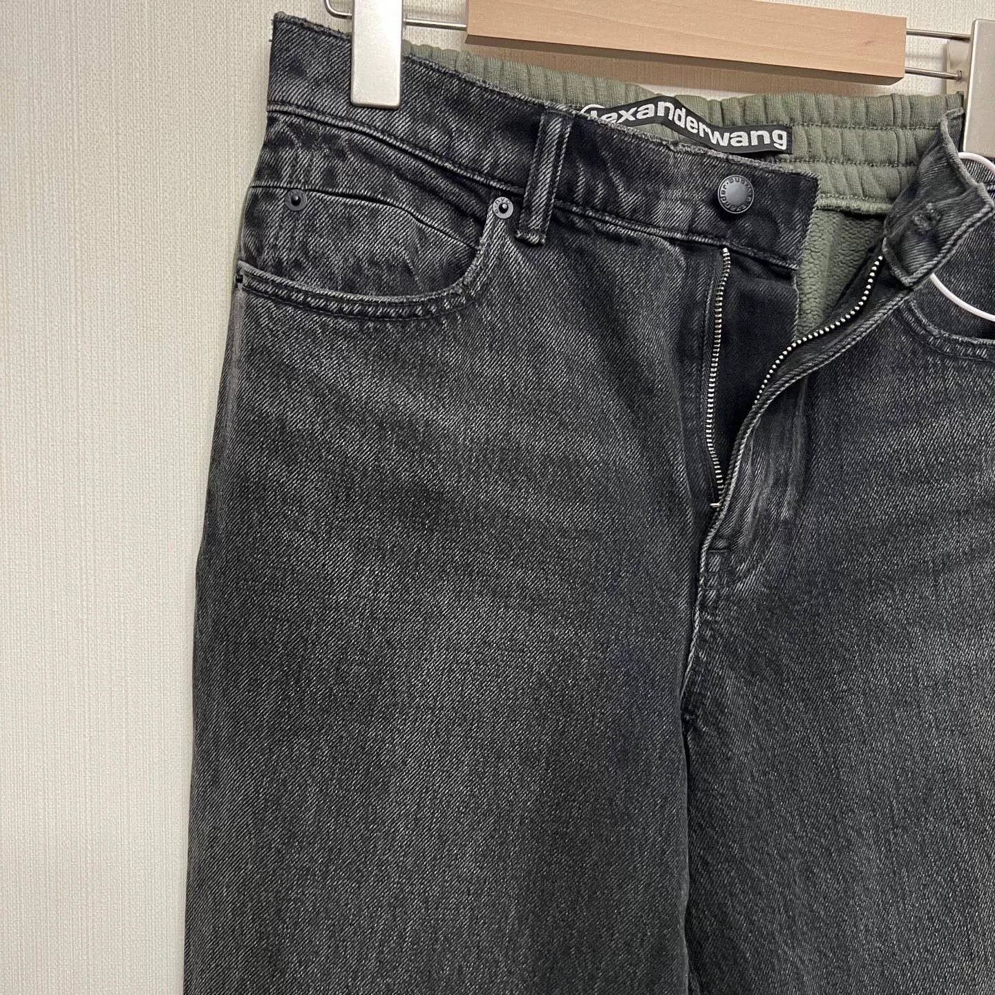 Alexander Wang Alexander Wang Contrast Denim Pants Size 27 Size 27" / US 4 / IT 40 - 4 Thumbnail