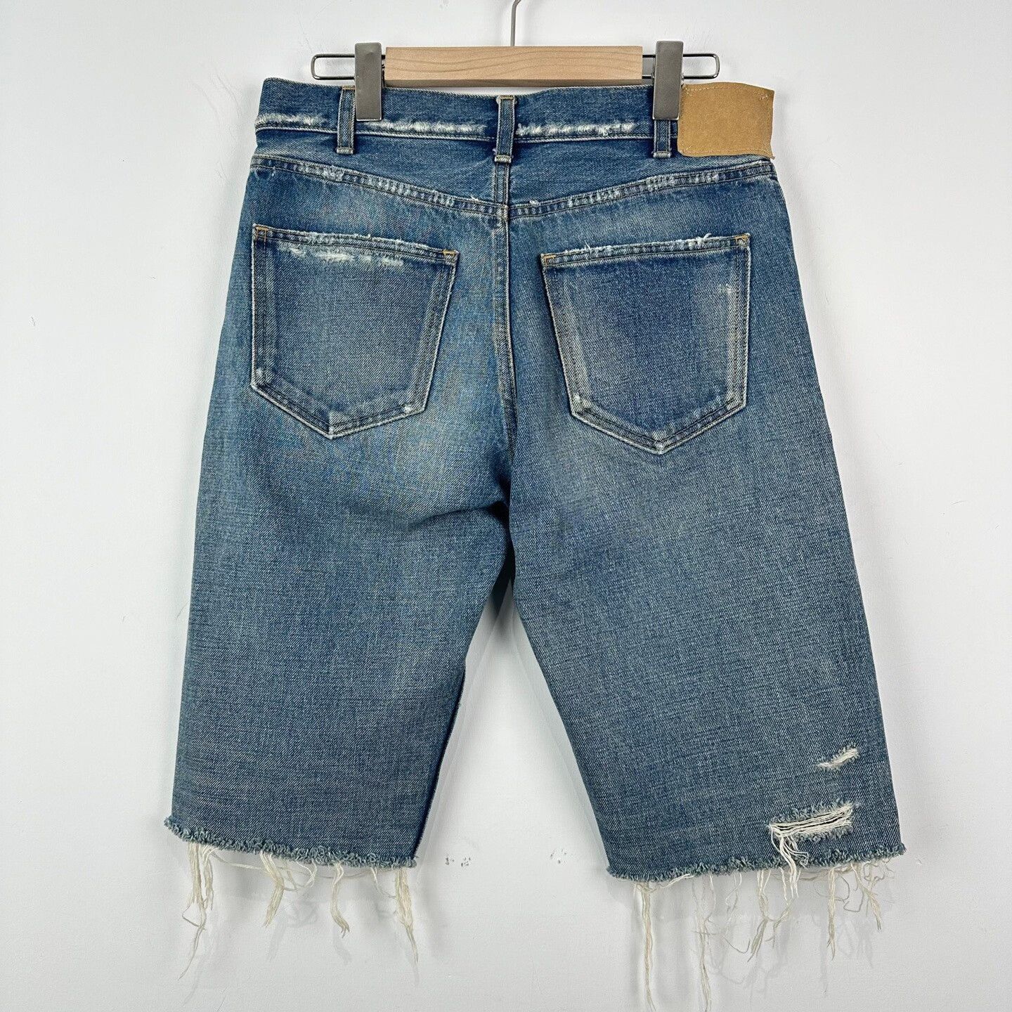 Celine Celine Distressed Denim Shorts Size 29 Size 29" - 2 Thumbnail