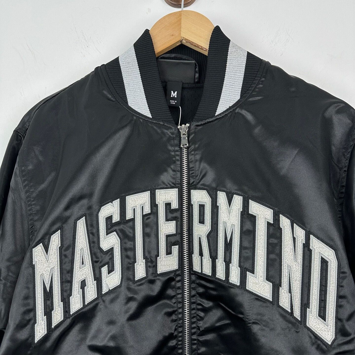 Mastermind Japan Mastermind Japan x Mitchell & Ness Bomber Jacket Size US M / EU 48-50 / 2 - 4 Thumbnail