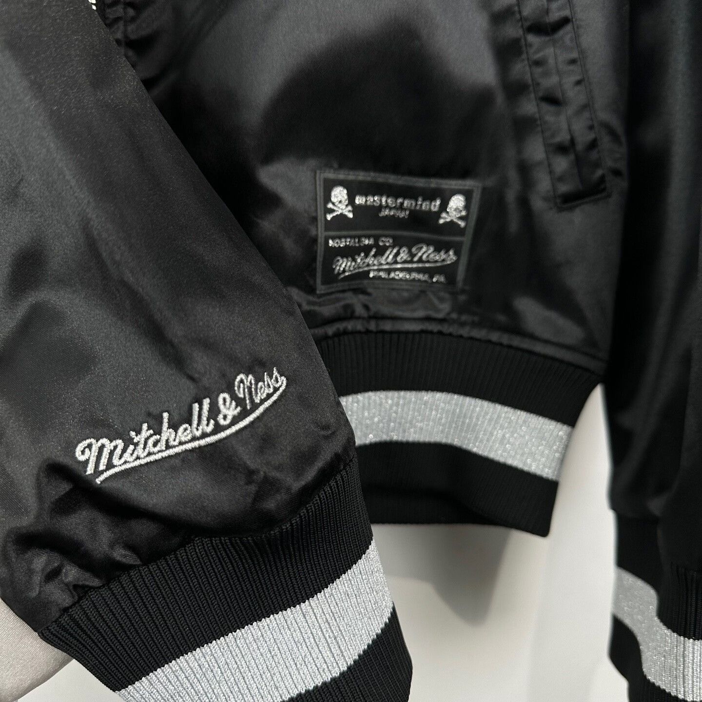 Mastermind Japan Mastermind Japan x Mitchell & Ness Bomber Jacket Size US M / EU 48-50 / 2 - 5 Thumbnail