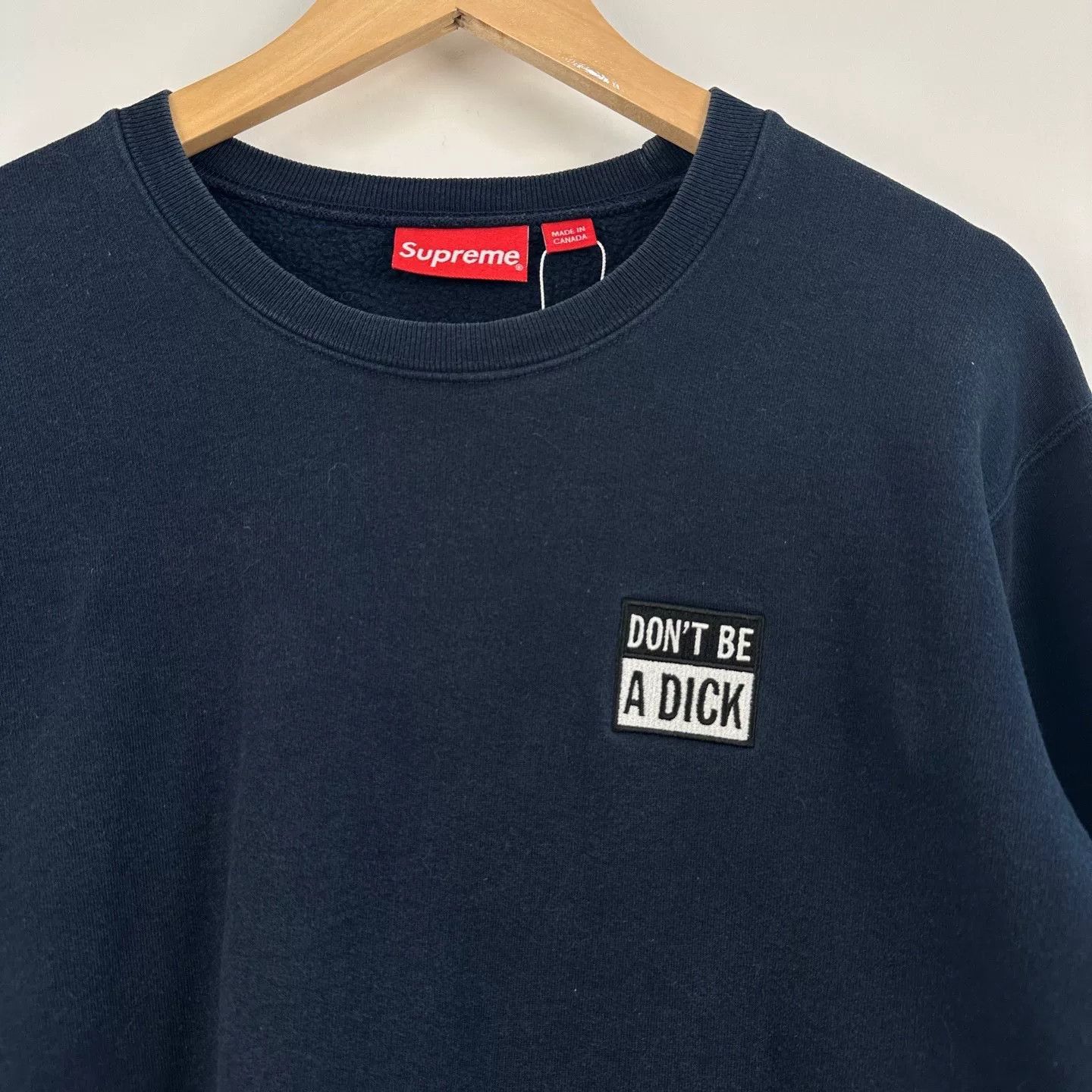 Supreme Supreme Don't Be A Dick Sweatshirt Size US M / EU 48-50 / 2 - 4 Thumbnail