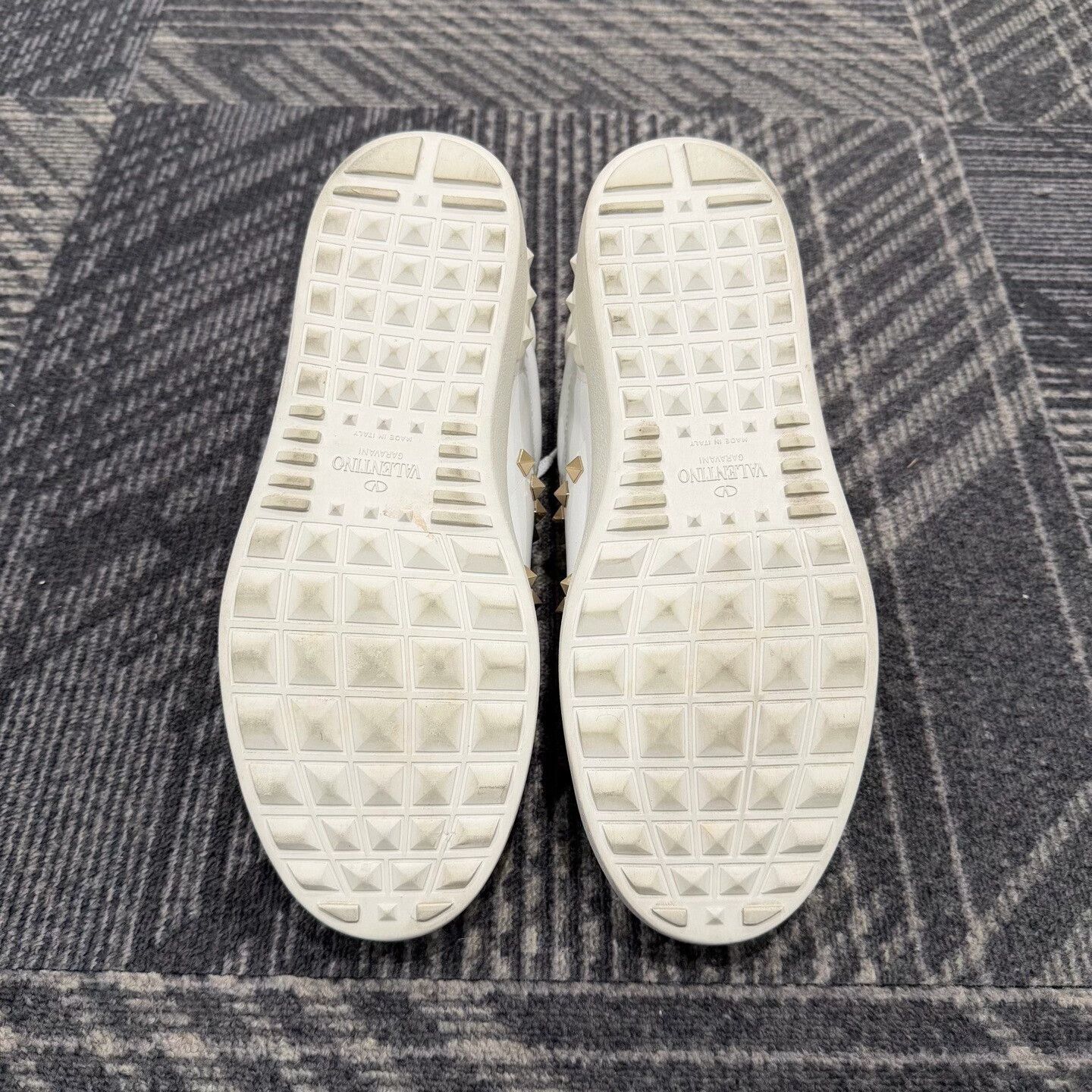 Valentino Valentino Rockstud White Sneakers Size 41.5 Size US 10.5 / IT 40.5 - 6 Thumbnail