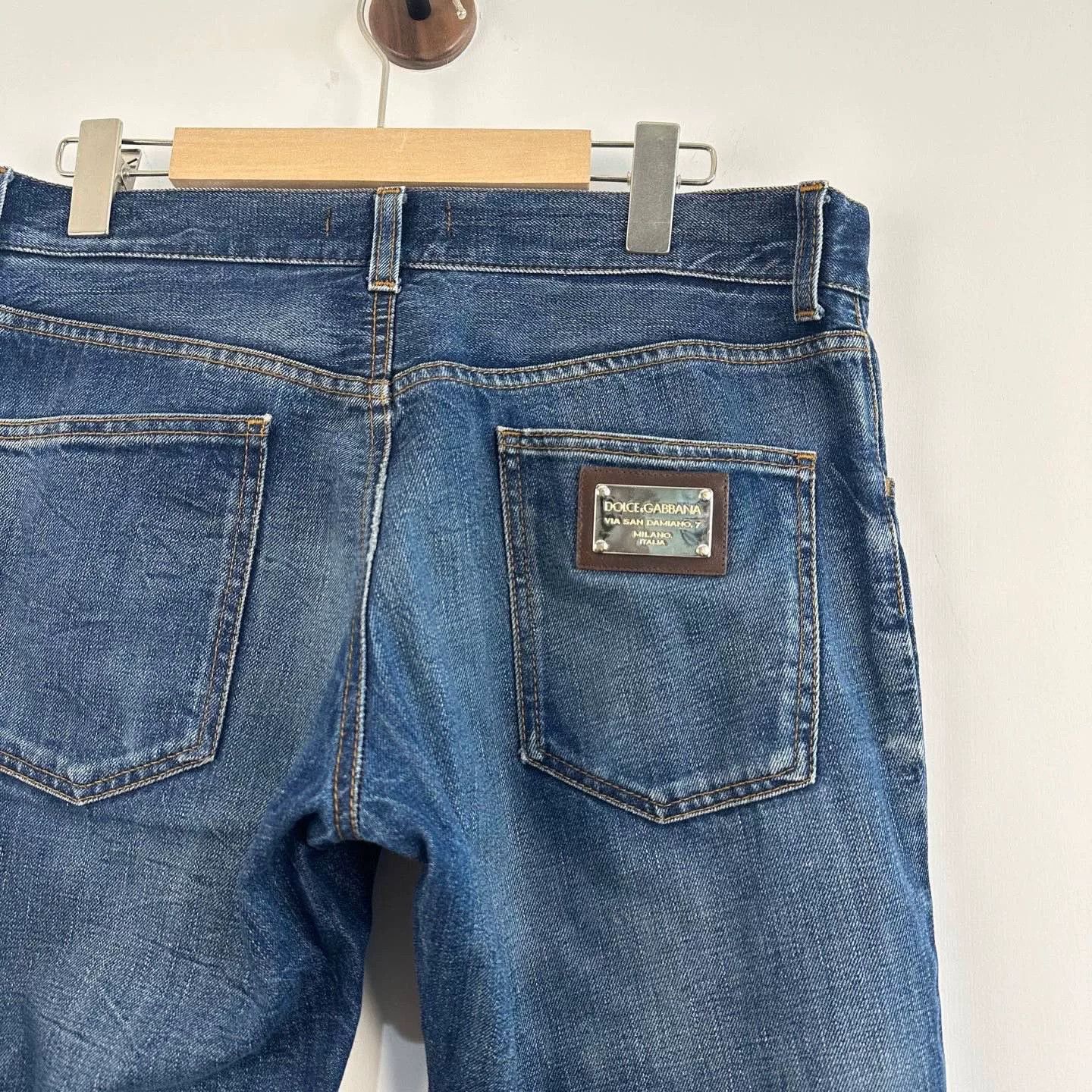 Dolce & Gabbana Dolce&Gabbana Blue Denim Jeans 48 Size Size US 32 / EU 48 - 4 Thumbnail