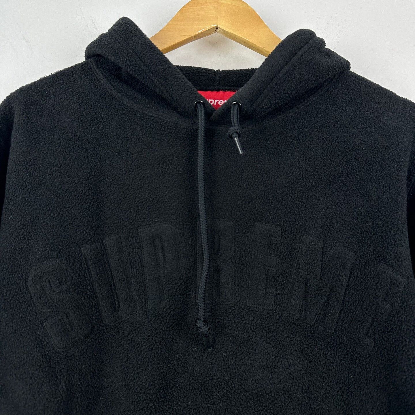 Supreme Supreme Black Fleece Pullover Hoodie M Size US M / EU 48-50 / 2 - 4 Thumbnail