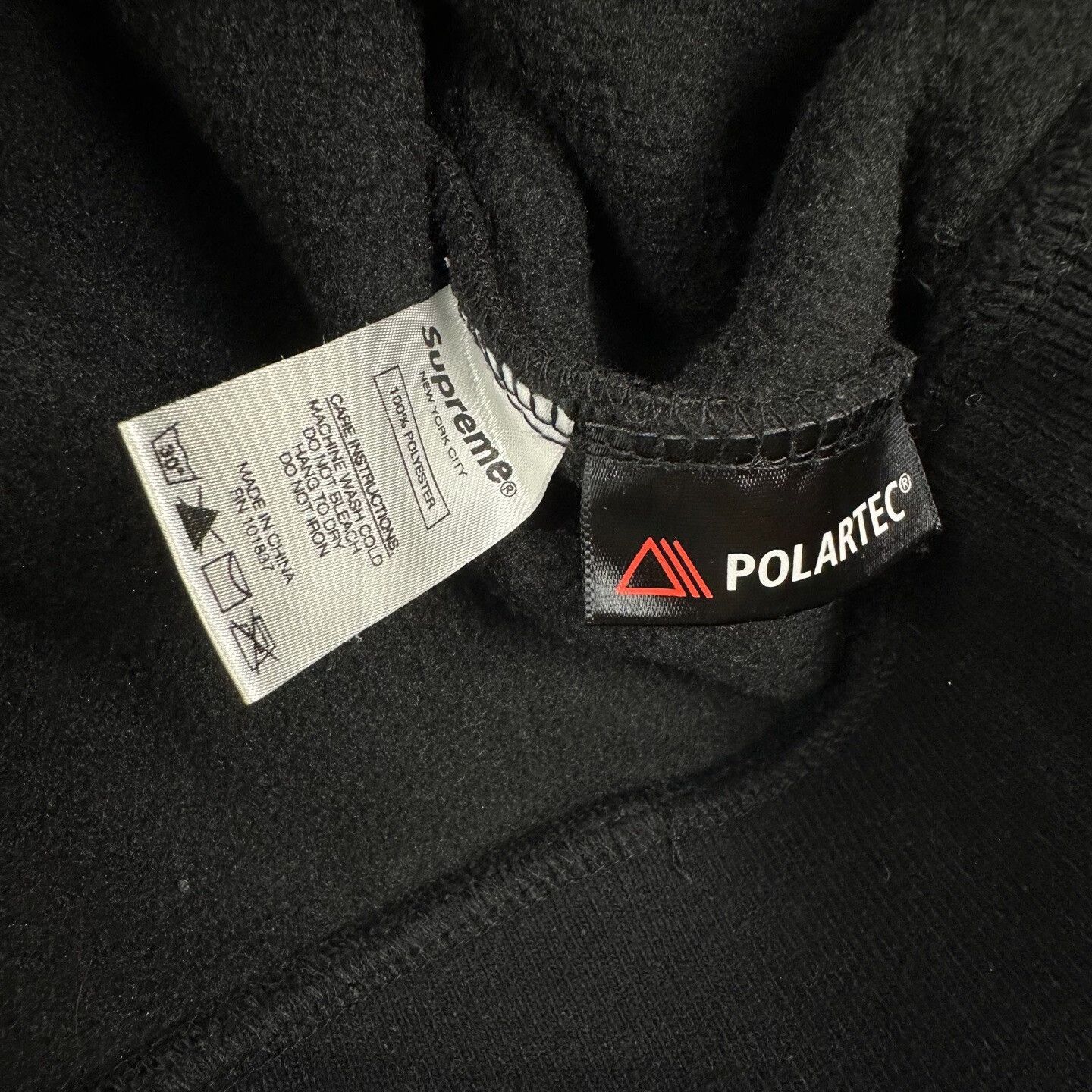 Supreme Supreme Black Fleece Pullover Hoodie M Size US M / EU 48-50 / 2 - 5 Thumbnail