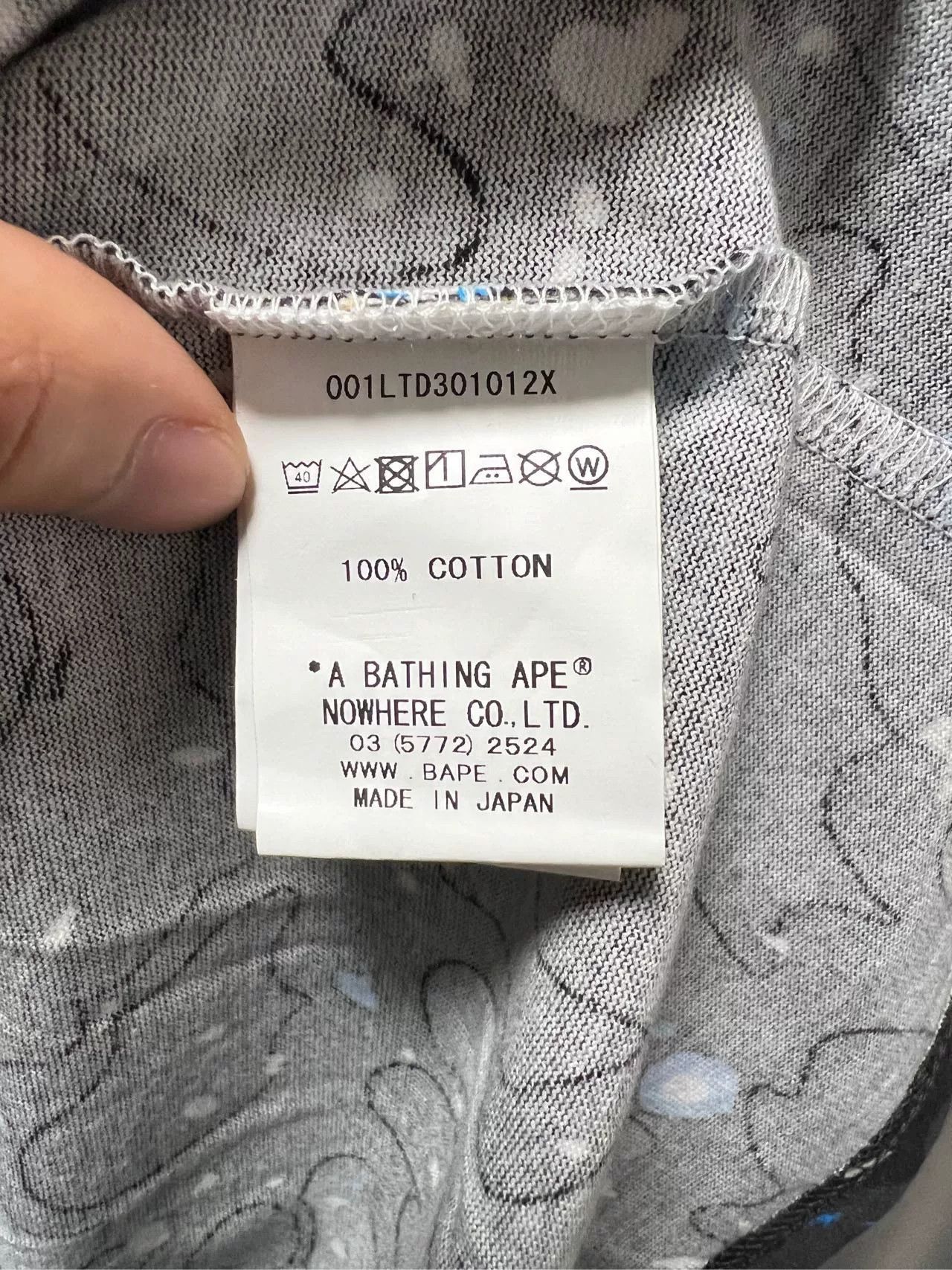 Bape Bape Glow in the Dark Long Sleeve Tee Size US S / EU 44-46 / 1 - 4 Thumbnail