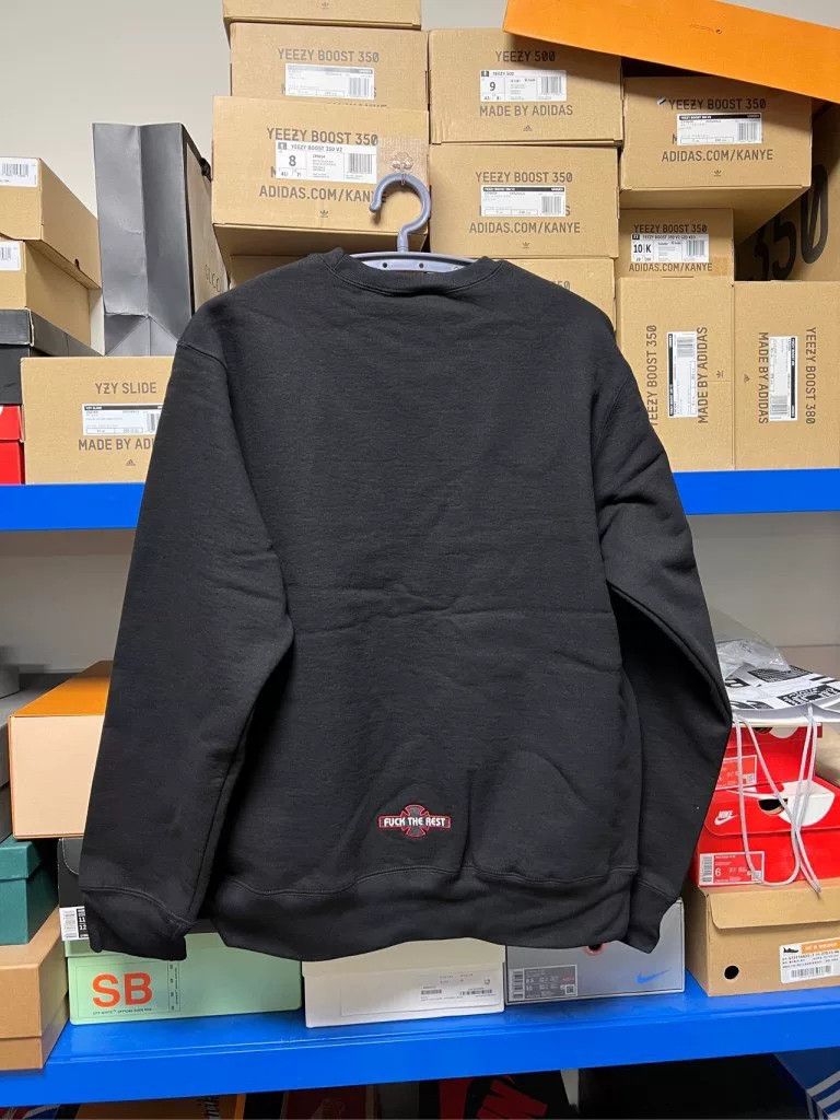 Supreme Supreme FW17 Black Hoodie Collaboration Size US XL / EU 56 / 4 - 2 Thumbnail