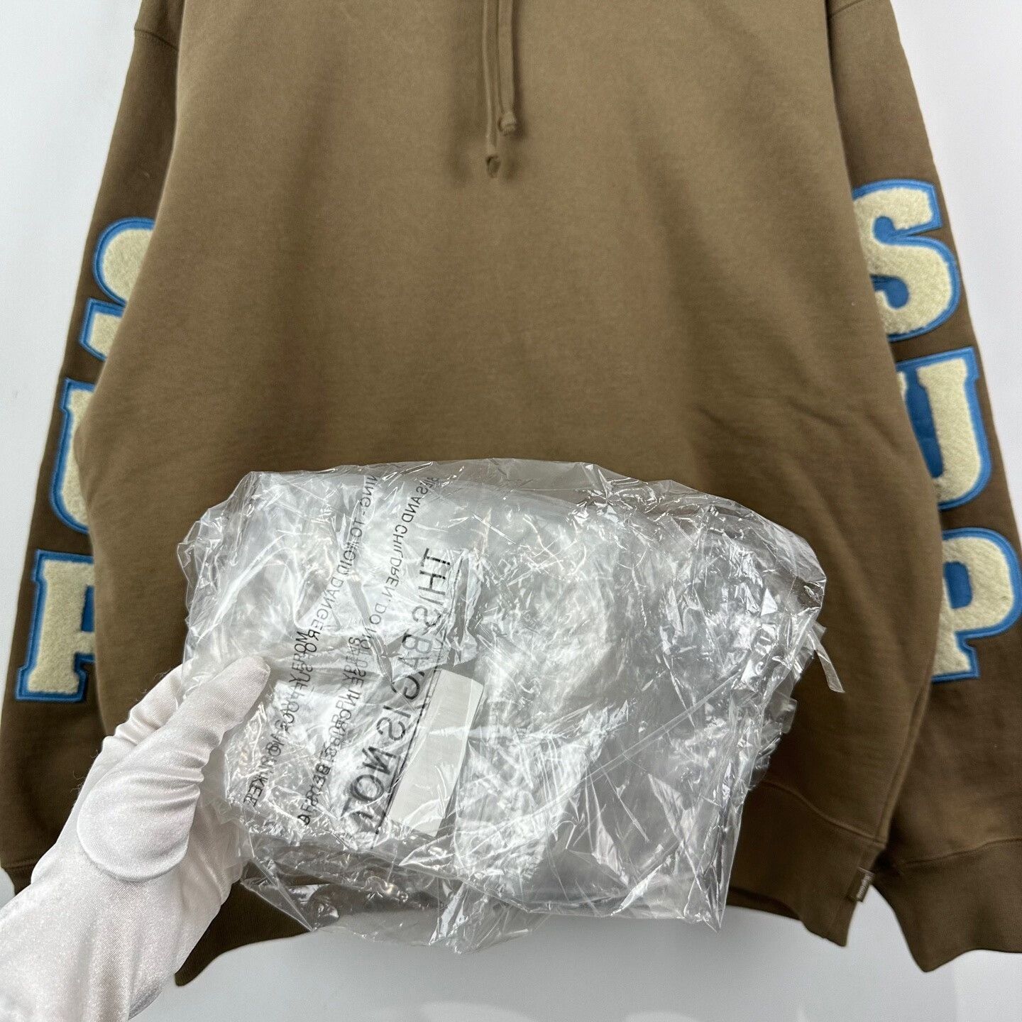 Supreme Supreme Flocked Lettered Hoodie Size M Size US M / EU 48-50 / 2 - 8 Thumbnail