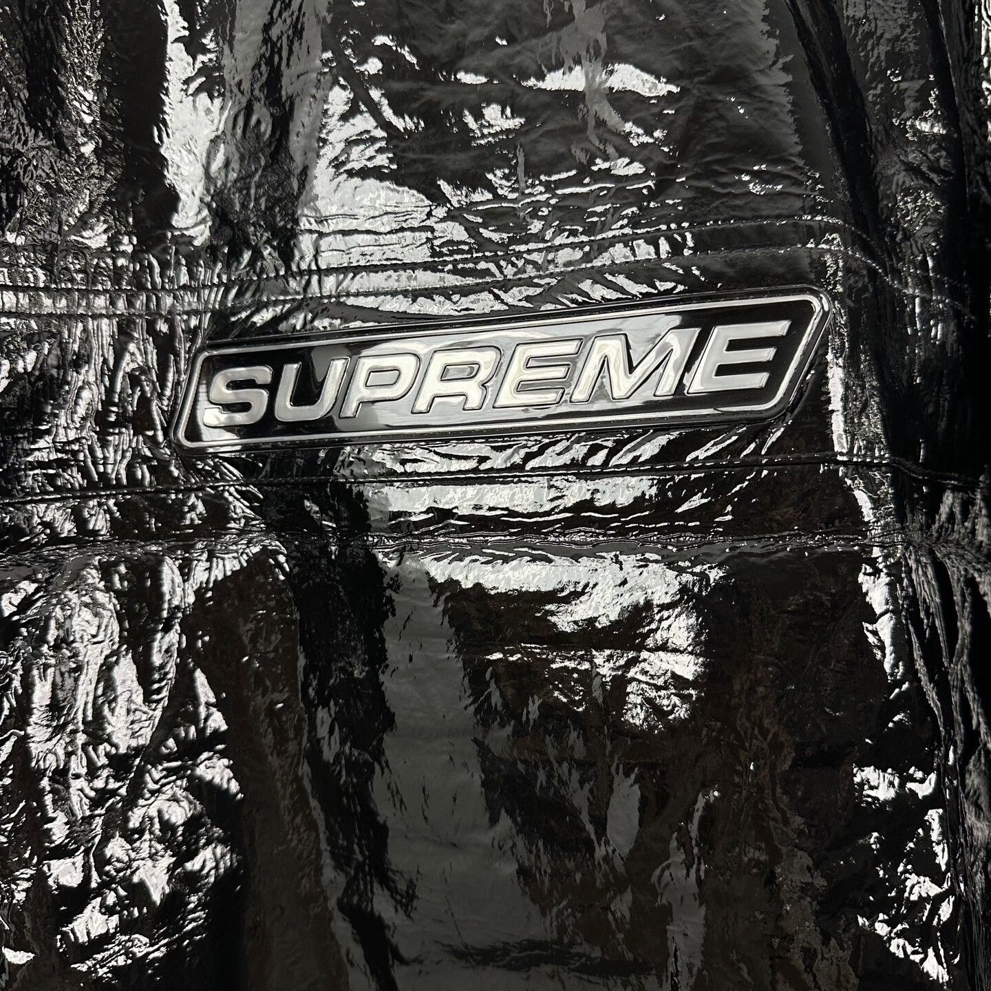 Supreme Supreme Black Reflective Half-Zip Jacket Size US S / EU 44-46 / 1 - 4 Thumbnail