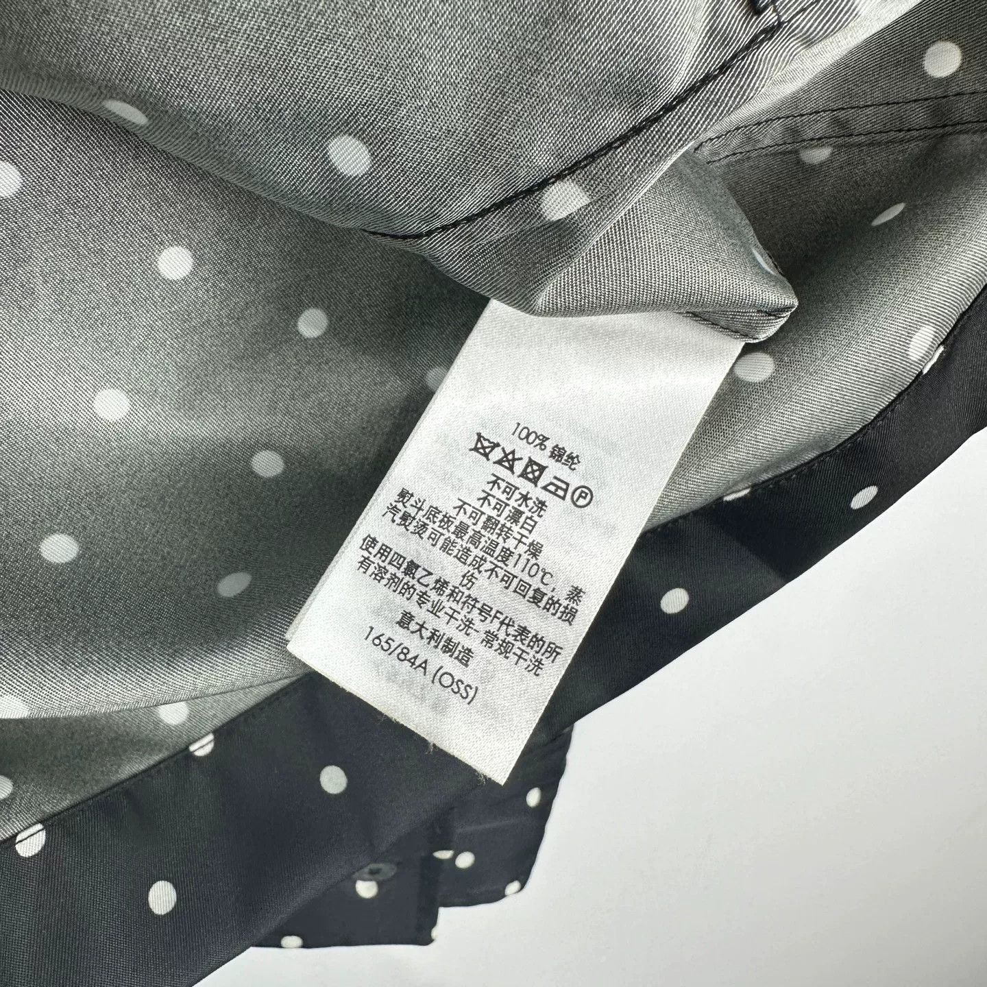 Alfred Dunhill Dunhill Polka Dot Zip Jacket Size S Size US S / EU 44-46 / 1 - 5 Thumbnail