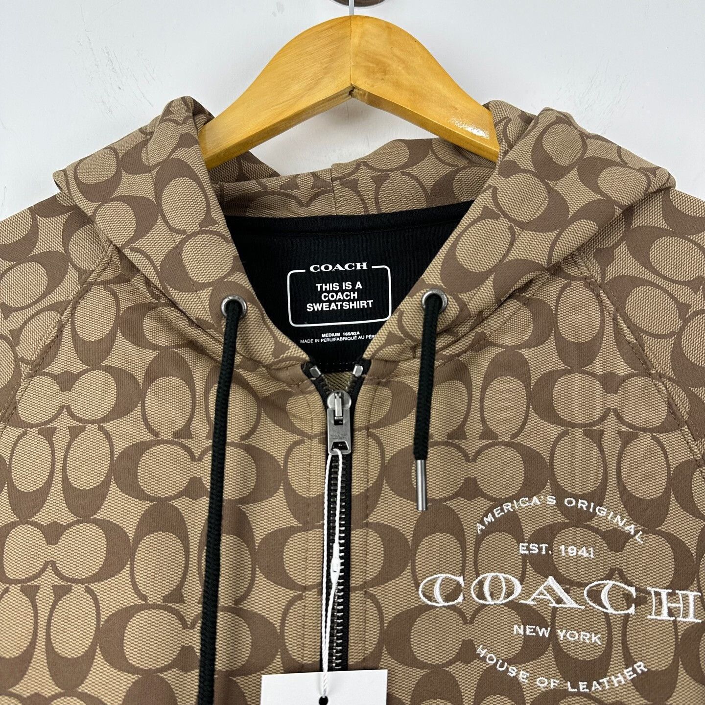 Coach Coach Monogram Print Zip Jacket Size M / US 6-8 / IT 42-44 - 3 Thumbnail