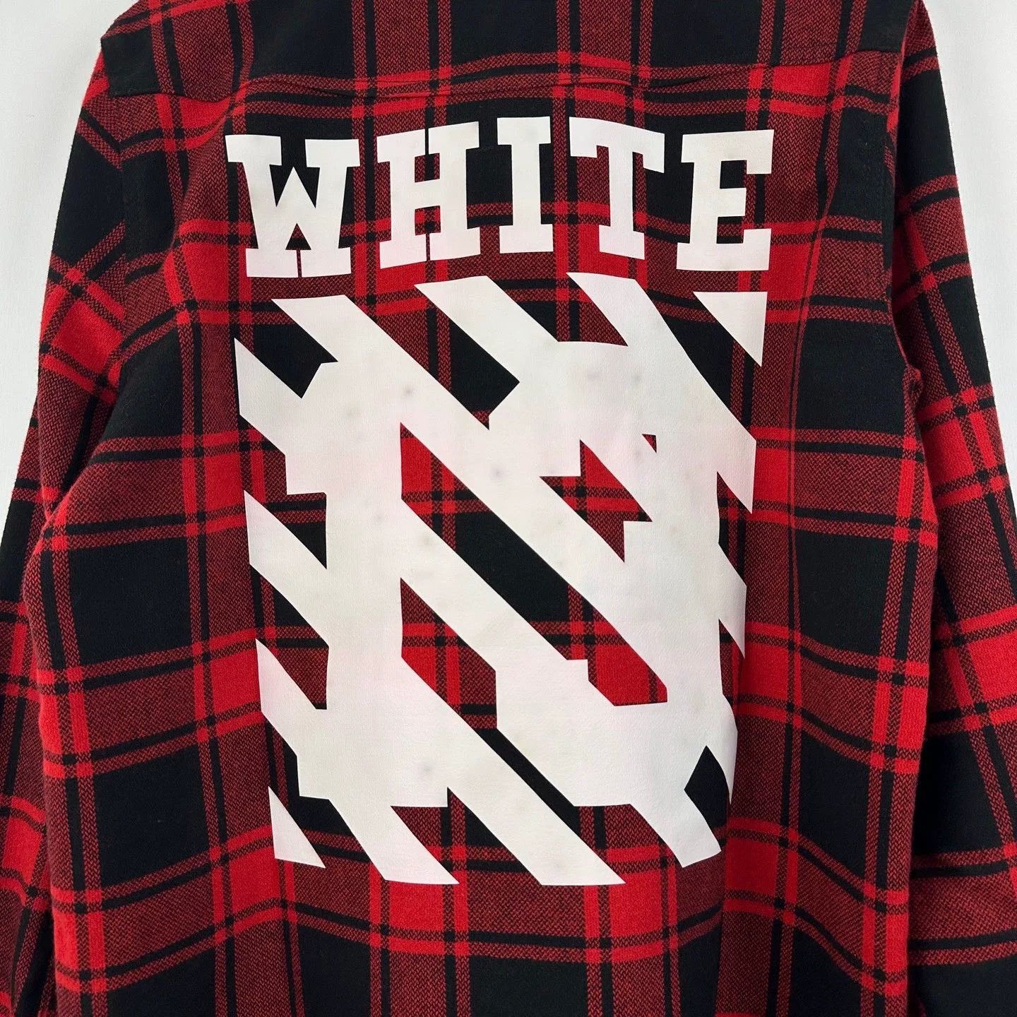 Off-White Off-White Red Plaid Wool Jacket Size S Size US S / EU 44-46 / 1 - 4 Thumbnail