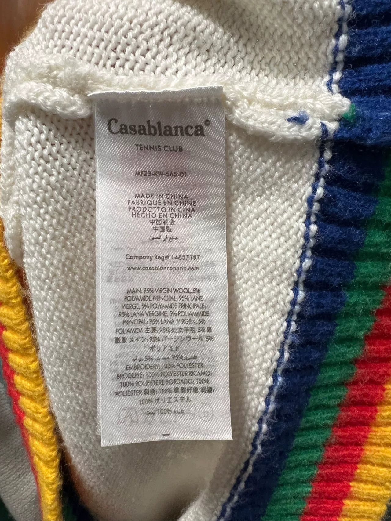 Casablanca Casablanca SS23 Embroidered Heart Sweater Size XL / US 12-14 / IT 48-50 - 4 Thumbnail