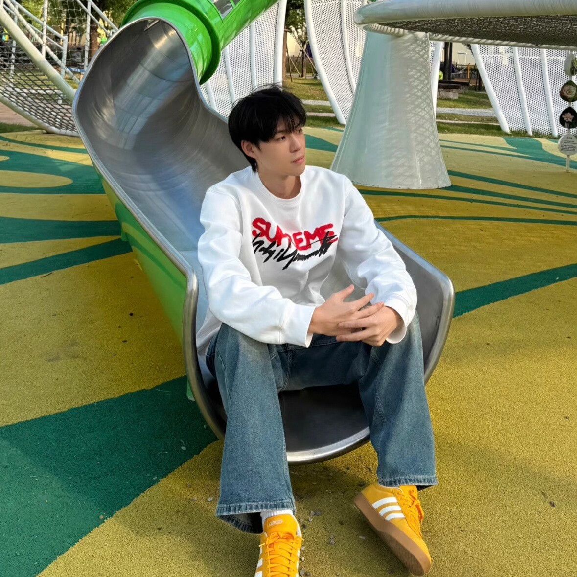 Supreme Supreme Yohji Yamamoto Collaboration Sweatshirt Size US M / EU 48-50 / 2 - 6 Thumbnail