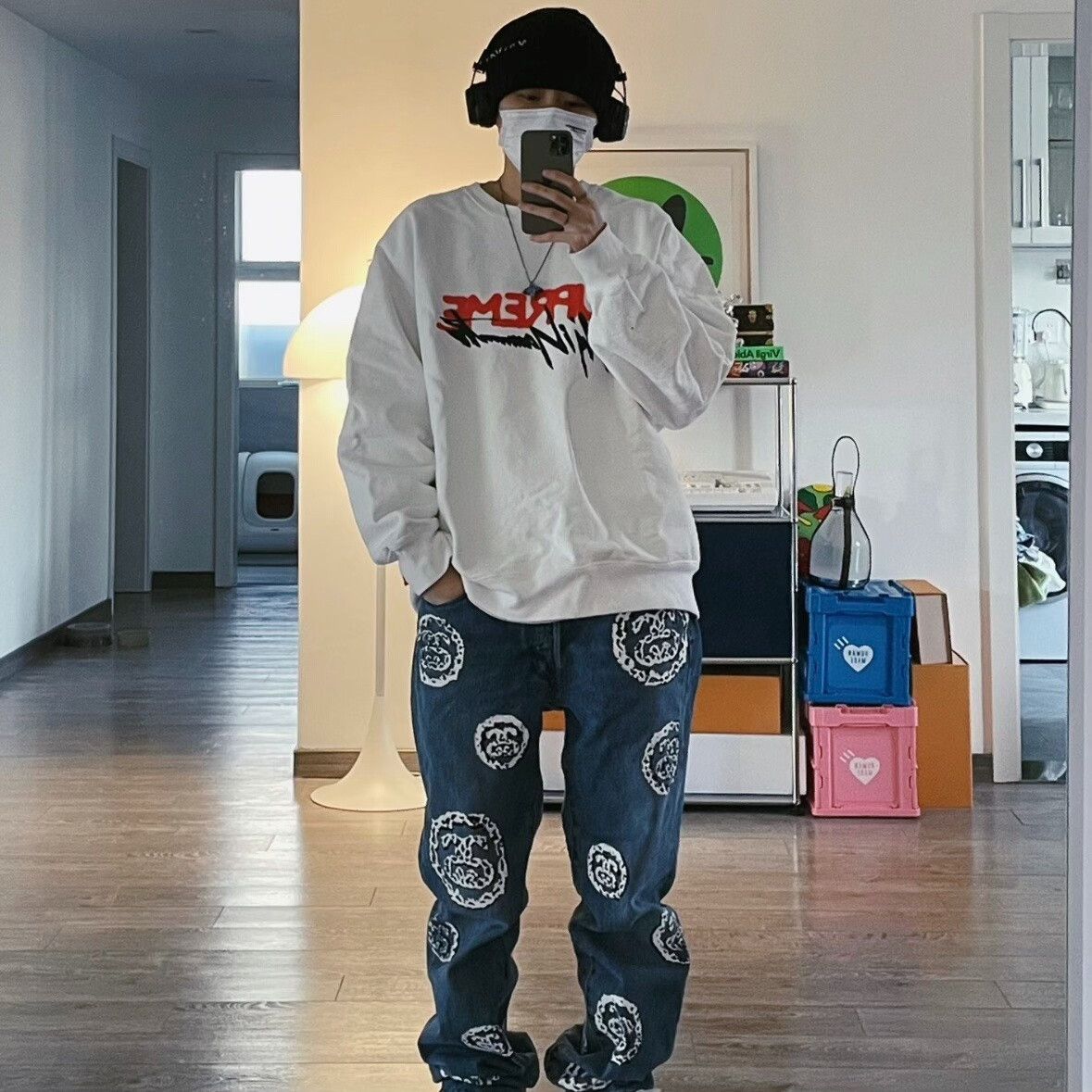 Supreme Supreme Yohji Yamamoto Collaboration Sweatshirt Size US M / EU 48-50 / 2 - 7 Thumbnail