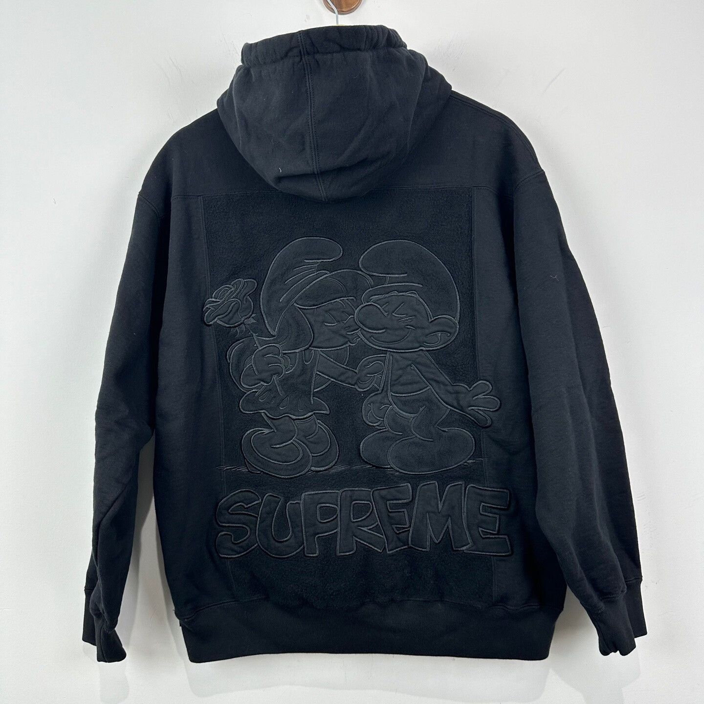 Supreme Supreme Smurfs Pattern Fleece Hoodie Size US M / EU 48-50 / 2 - 2 Thumbnail