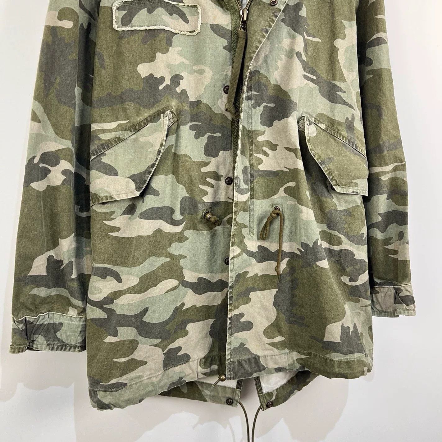 MR & MRS ITALY MRMRS Camo Coat for Women XS Size XS / US 0-2 / IT 36-38 - 4 Thumbnail