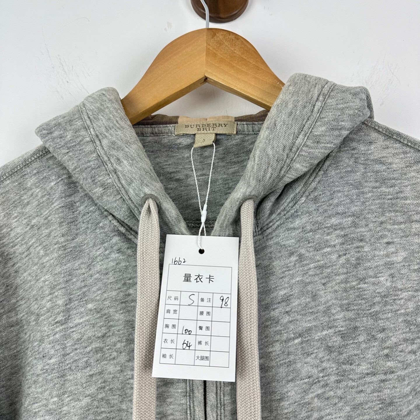 Burberry Burberry Gray Embroidered Zip Jacket Size US S / EU 44-46 / 1 - 3 Thumbnail