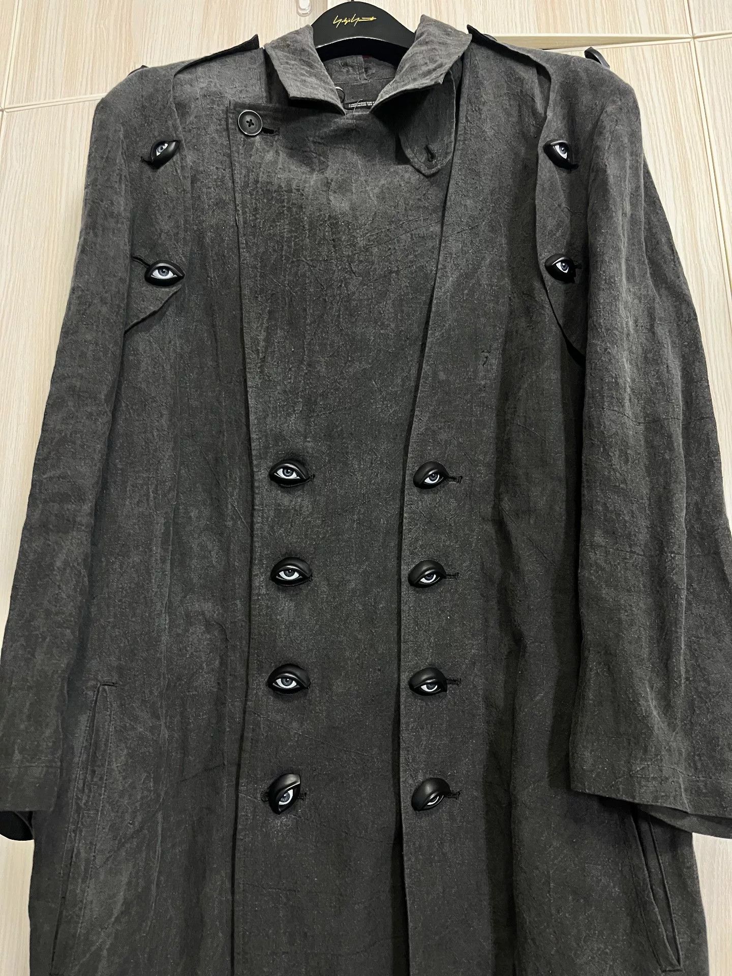 Yohji Yamamoto Yohji Yamamoto Deconstructed Eyeball Coat Size US M / EU 48-50 / 2 - 2 Thumbnail