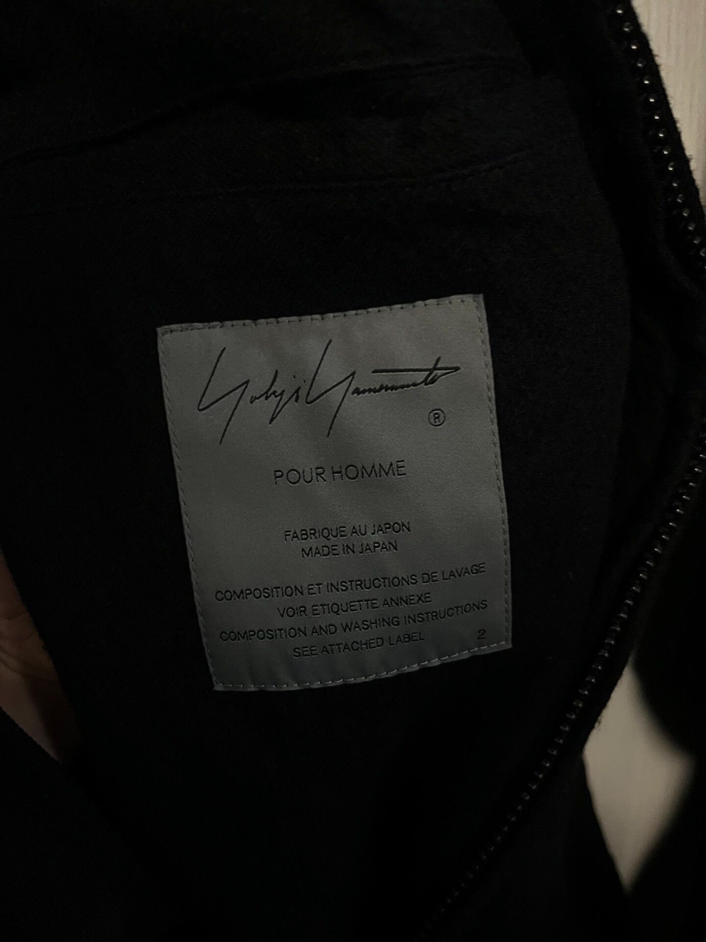 Yohji Yamamoto Yohji Yamamoto Black Wool Outerwear Coat Size US M / EU 48-50 / 2 - 4 Thumbnail