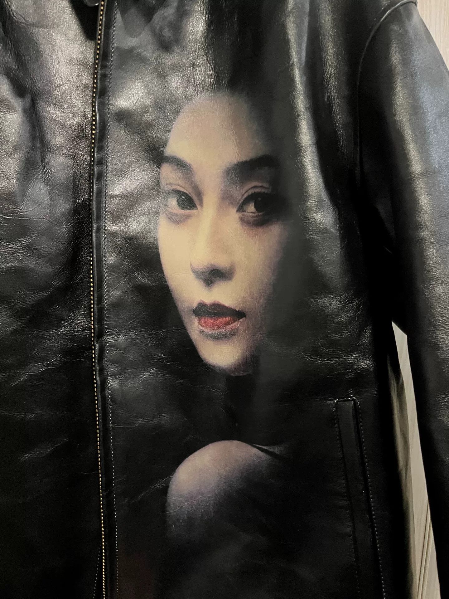 Yohji Yamamoto Yohji Yamamoto Black Leather Jacket Size L / US 10 / IT 46 - 2 Thumbnail