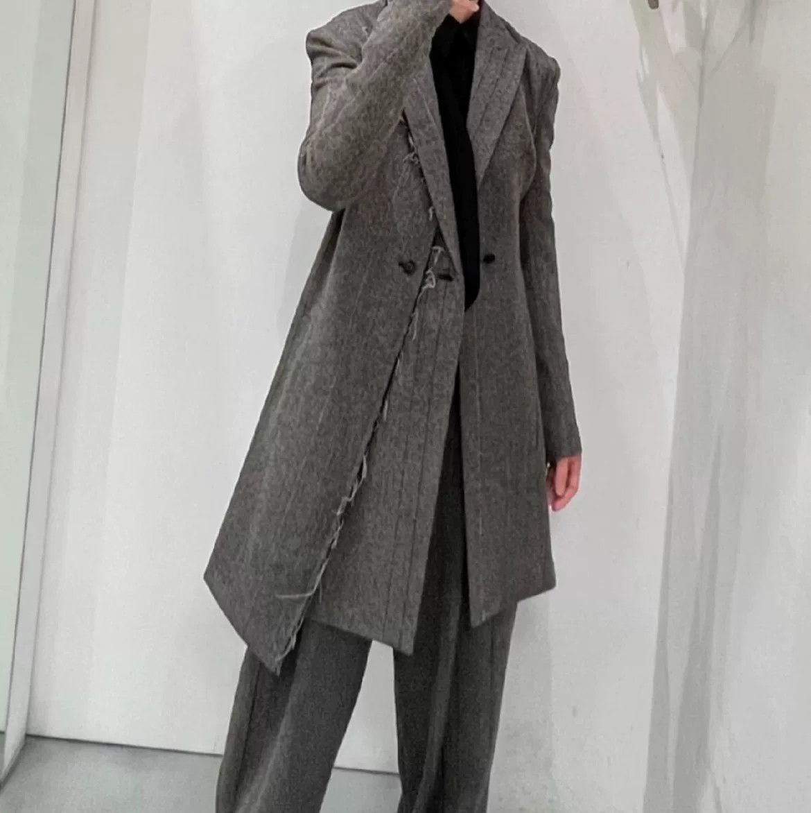 Y's Yohji Yamamoto Y's Asymmetrical Suit Jacket Size US M / EU 48-50 / 2 - 7 Thumbnail