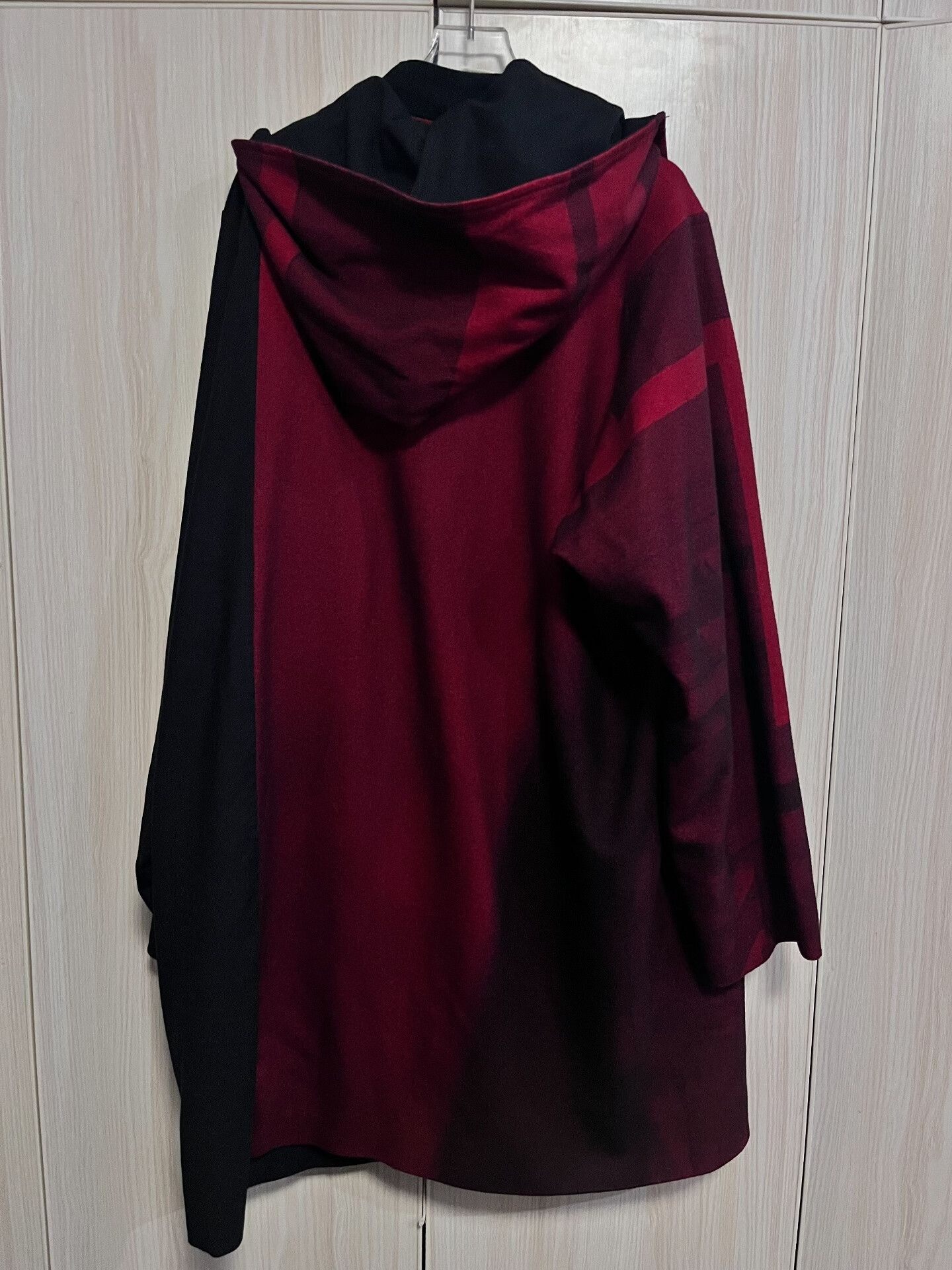 Yohji Yamamoto Yohji Yamamoto Red and Black Coat Size US S / EU 44-46 / 1 - 2 Thumbnail