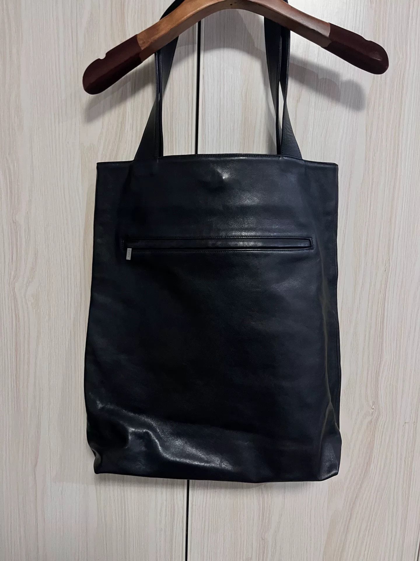 Yohji Yamamoto Yohji Yamamoto Black Leather Crossbody Bag Size ONE SIZE - 4 Thumbnail