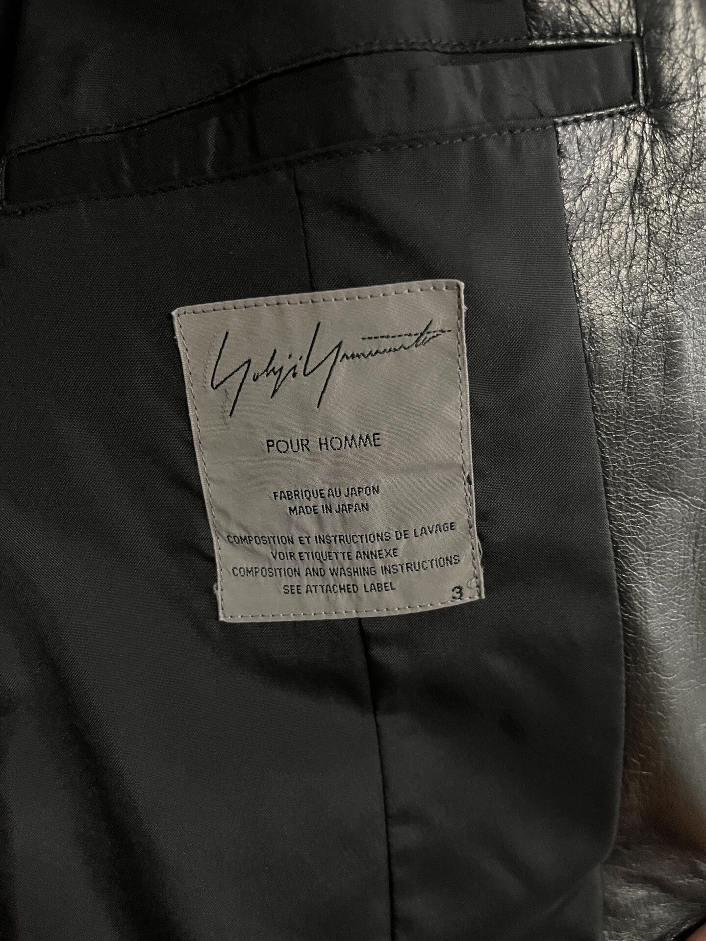 Yohji Yamamoto Yohji Yamamoto Black Blazer with Floral Design Size US L / EU 52-54 / 3 - 3 Thumbnail