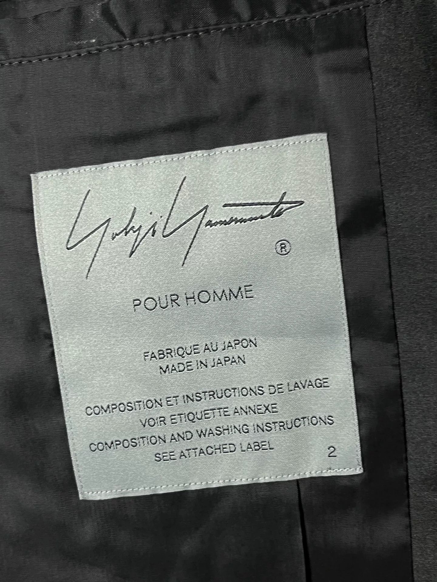 Yohji Yamamoto Yohji Yamamoto Black Suited Jacket Size US M / EU 48-50 / 2 - 8 Thumbnail