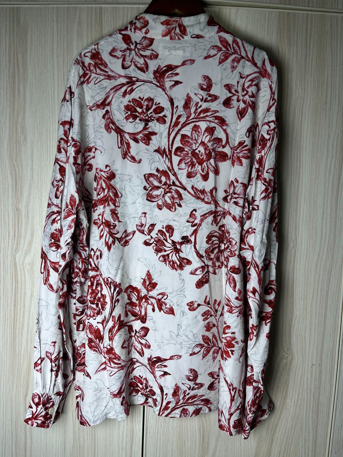 Yohji Yamamoto Yohji Yamamoto Floral Print Shirt Size L / US 10 / IT 46 - 2 Thumbnail