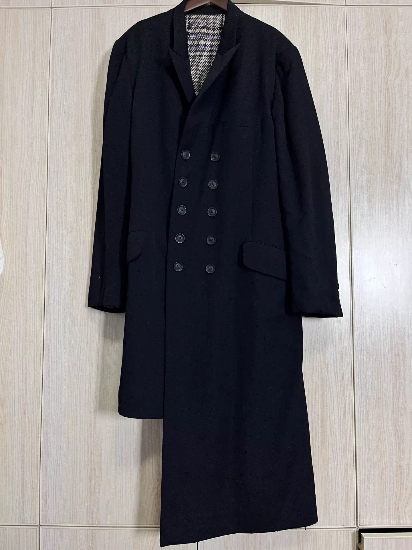 Yohji Yamamoto Yohji Yamamoto Double-Breasted Coat Size XL / US 12-14 / IT 48-50 - 3 Thumbnail