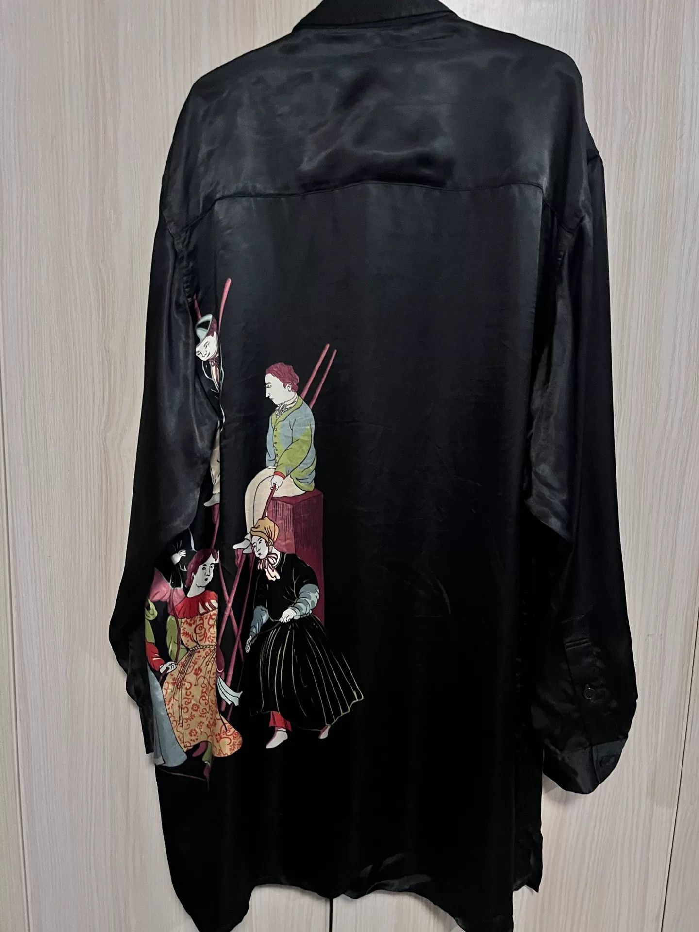Yohji Yamamoto Yohji Yamamoto Graphic Shirt 23AW Size US L / EU 52-54 / 3 - 3 Thumbnail