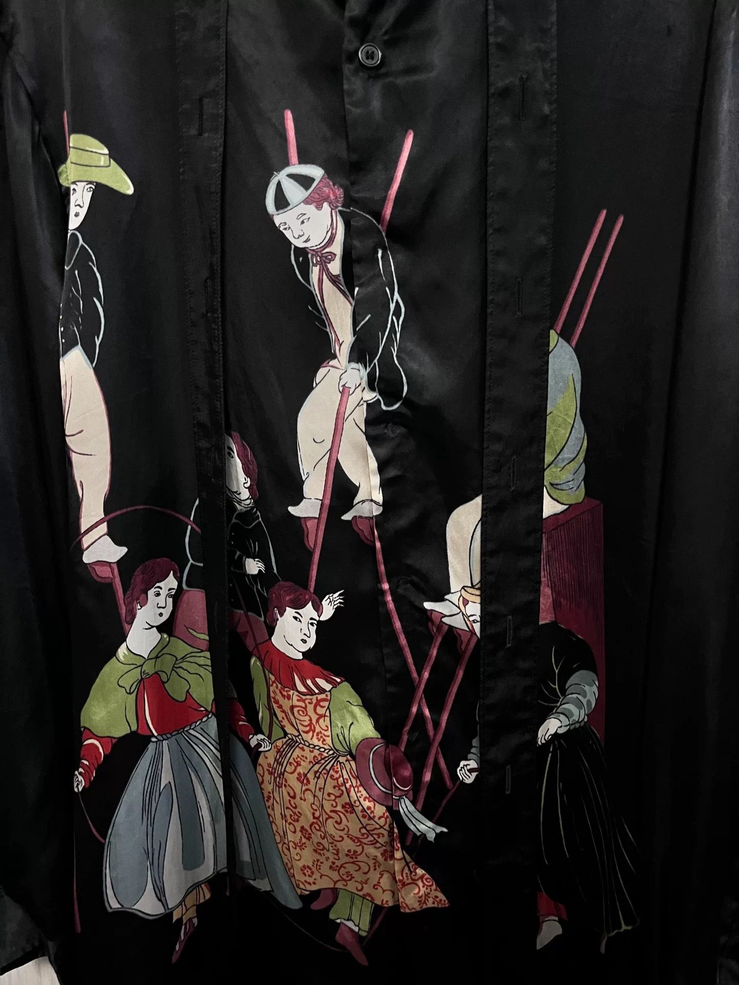 Yohji Yamamoto Yohji Yamamoto Graphic Shirt 23AW Size US L / EU 52-54 / 3 - 2 Thumbnail