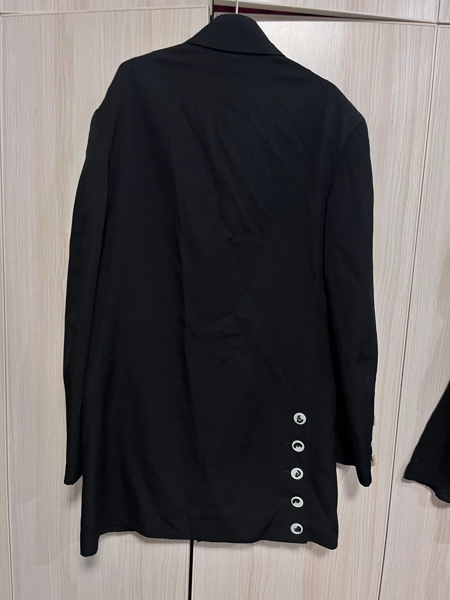 Yohji Yamamoto Yohji Yamamoto Black Short Coat Size US L / EU 52-54 / 3 - 2 Thumbnail