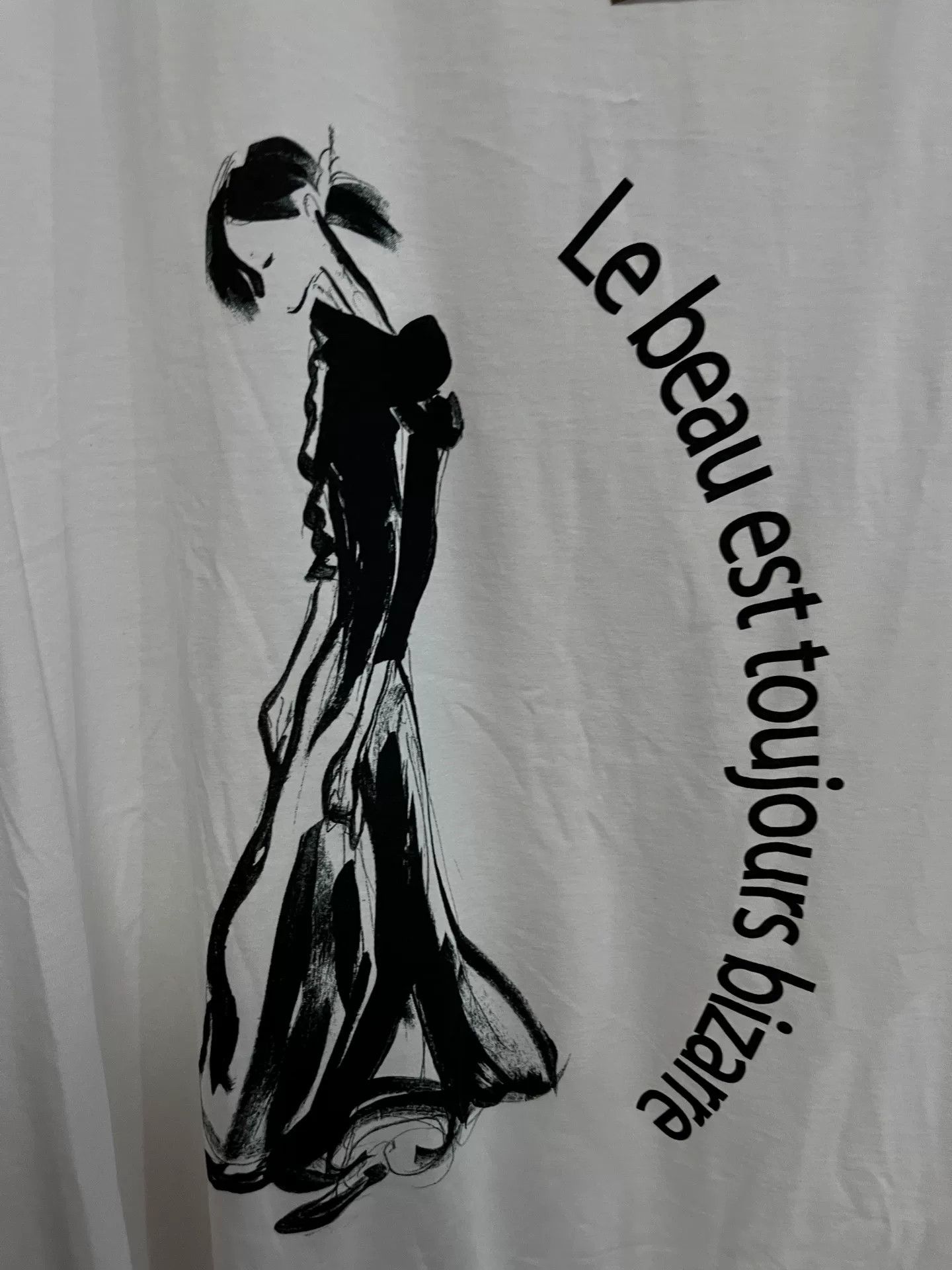 Yohji Yamamoto Yohji Yamamoto Printed White T-shirt Size US L / EU 52-54 / 3 - 3 Thumbnail