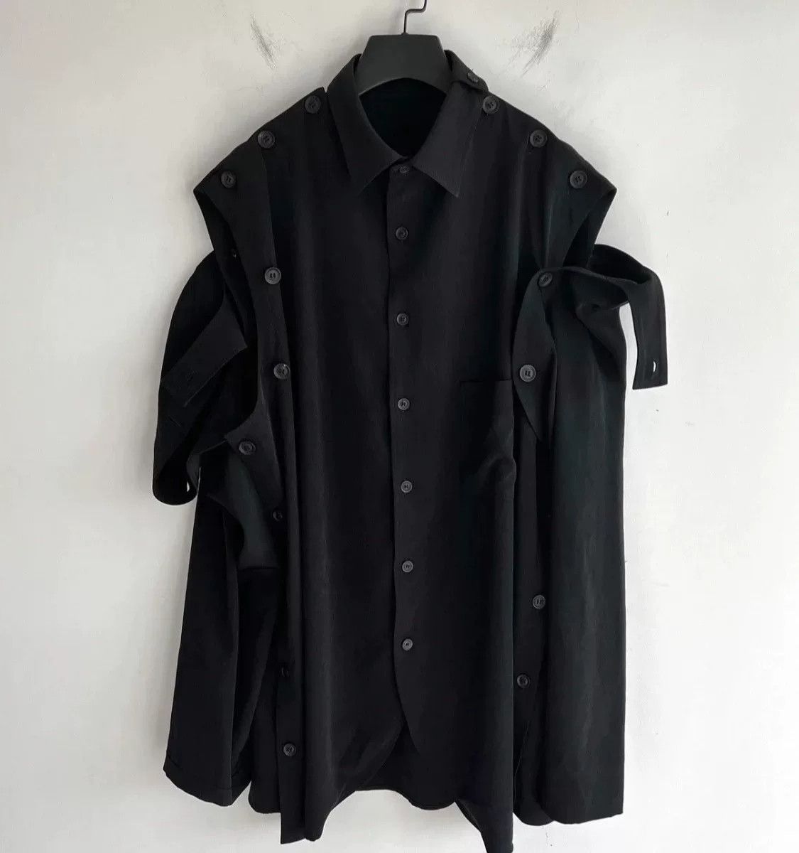 Yohji Yamamoto Yohji Yamamoto Multi-Style Outerwear Shirt Size US M / EU 48-50 / 2 - 3 Thumbnail