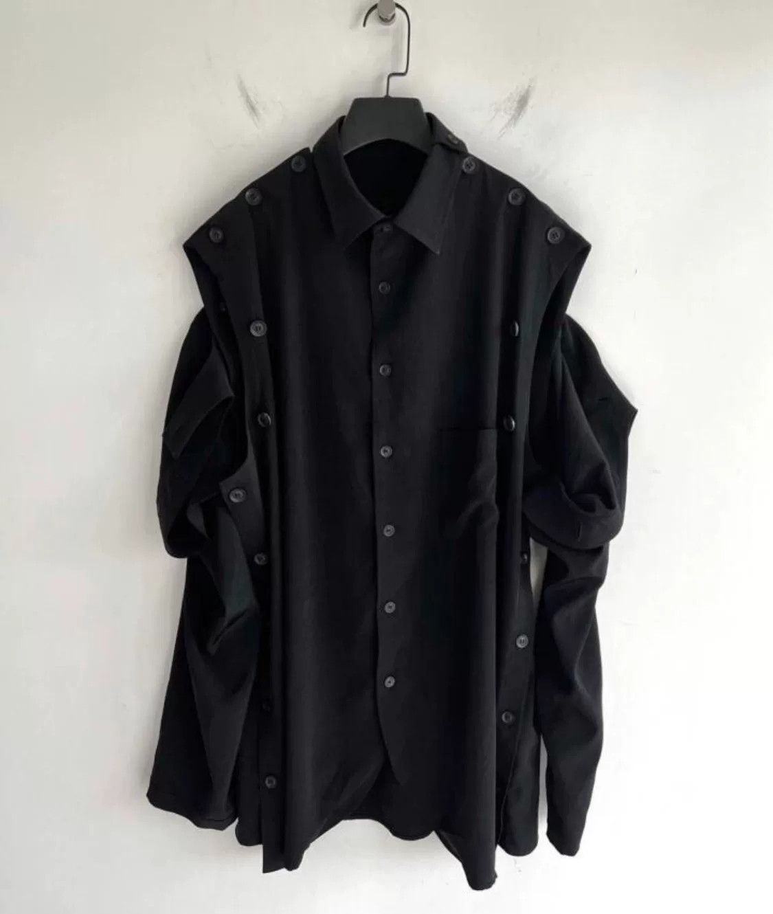 Yohji Yamamoto Yohji Yamamoto Multi-Style Outerwear Shirt Size US M / EU 48-50 / 2 - 4 Thumbnail