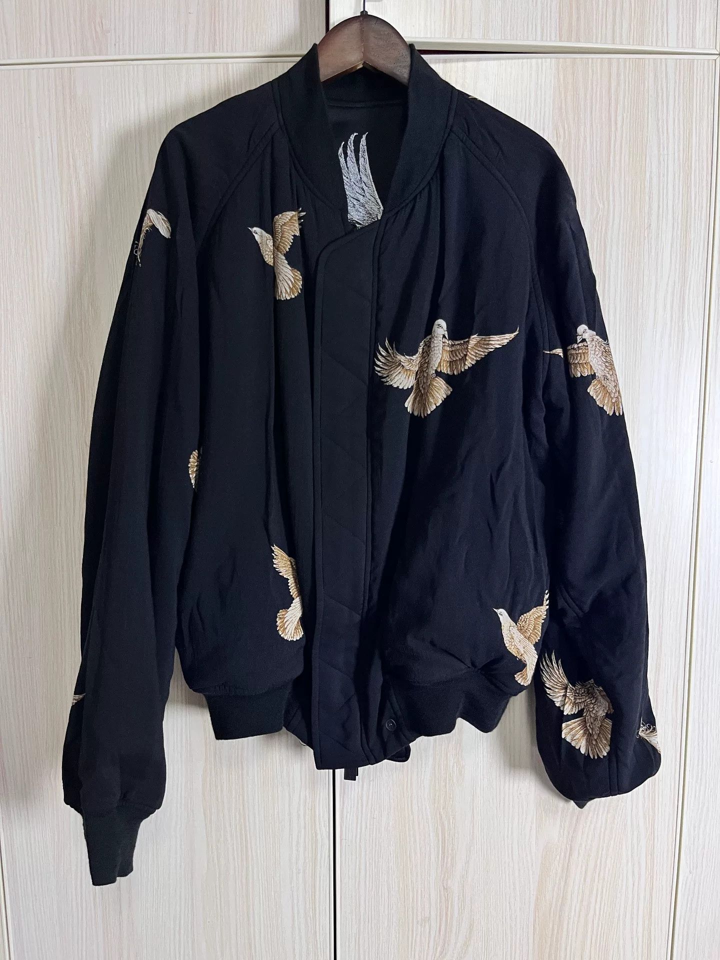 Yohji Yamamoto Yohji Yamamoto Silk Jacket Wing Design Size US L / EU 52-54 / 3 - 5 Thumbnail