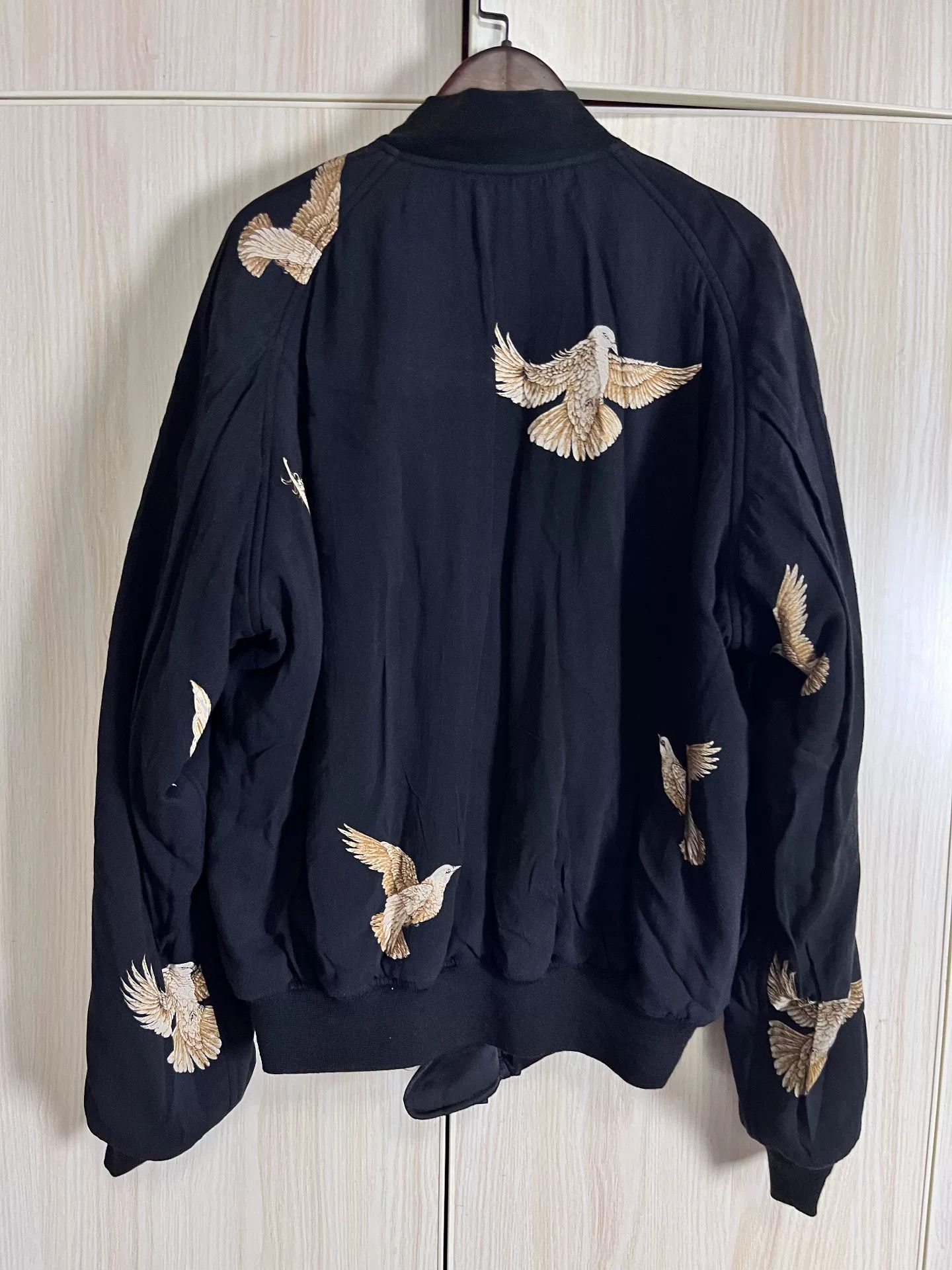 Yohji Yamamoto Yohji Yamamoto Silk Jacket Wing Design Size US L / EU 52-54 / 3 - 6 Thumbnail