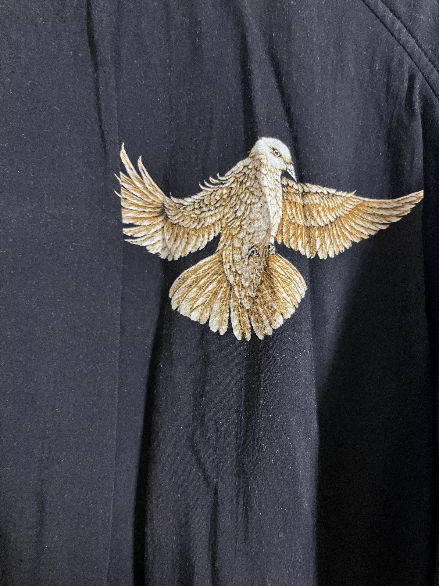Yohji Yamamoto Yohji Yamamoto Silk Jacket Wing Design Size US L / EU 52-54 / 3 - 7 Thumbnail