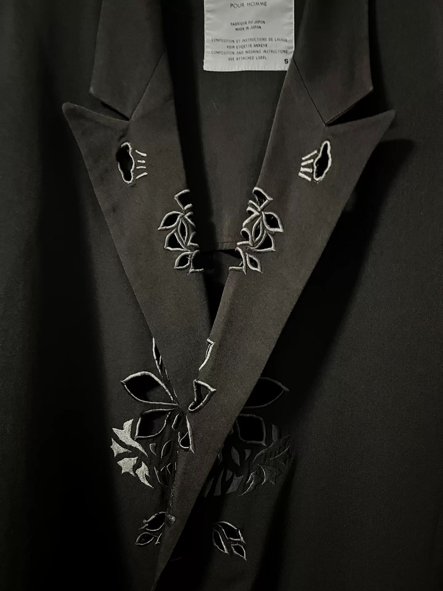 Yohji Yamamoto Yohji Yamamoto 96SS Floral Jacket Size US S / EU 44-46 / 1 - 3 Thumbnail
